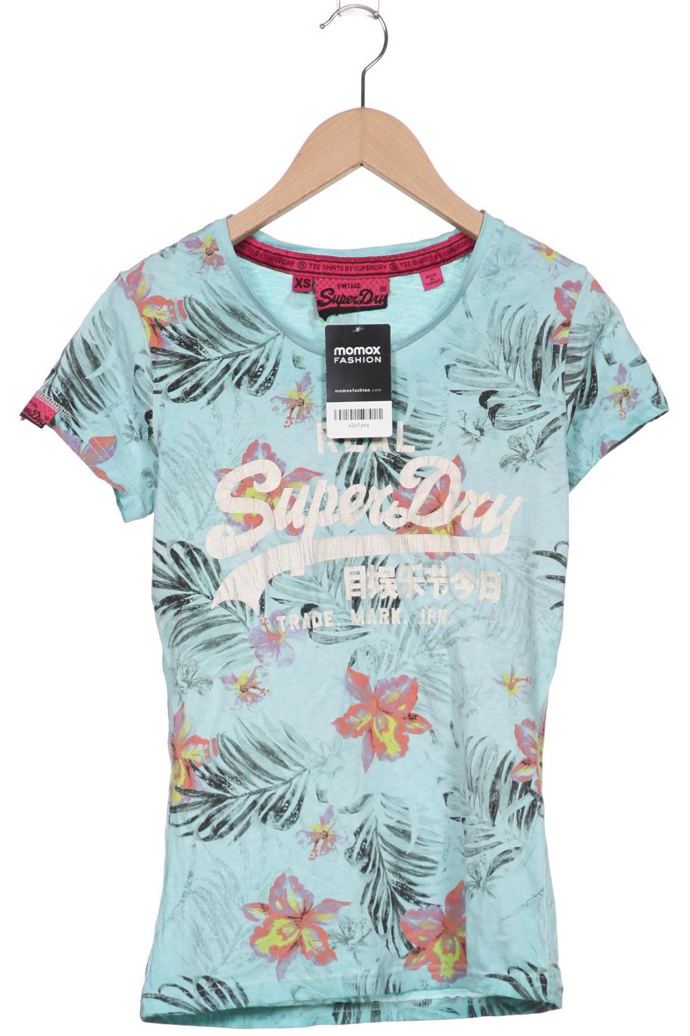 

Superdry Damen T-Shirt, hellblau, Gr. 34
