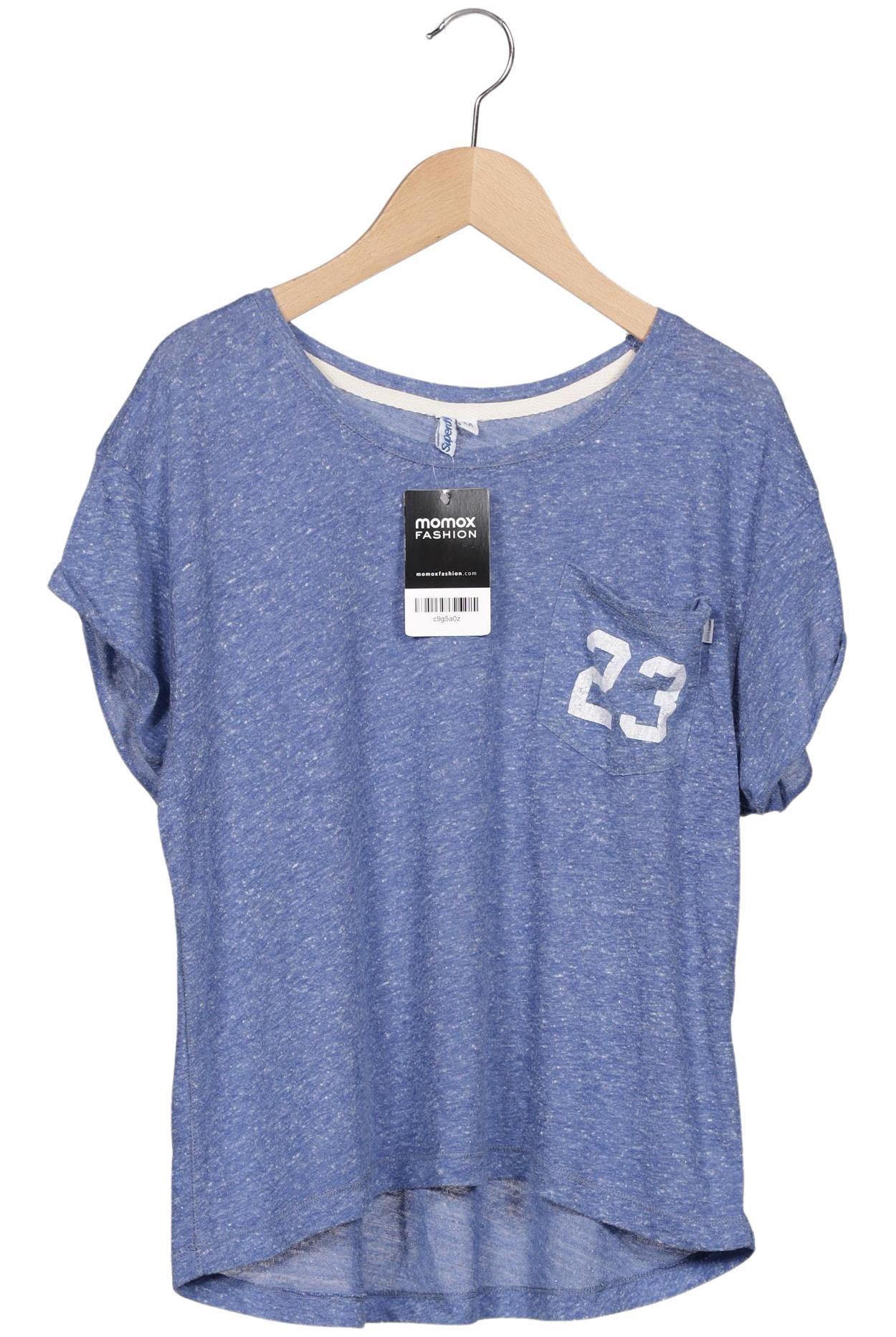 

Superdry Damen T-Shirt, blau, Gr. 38