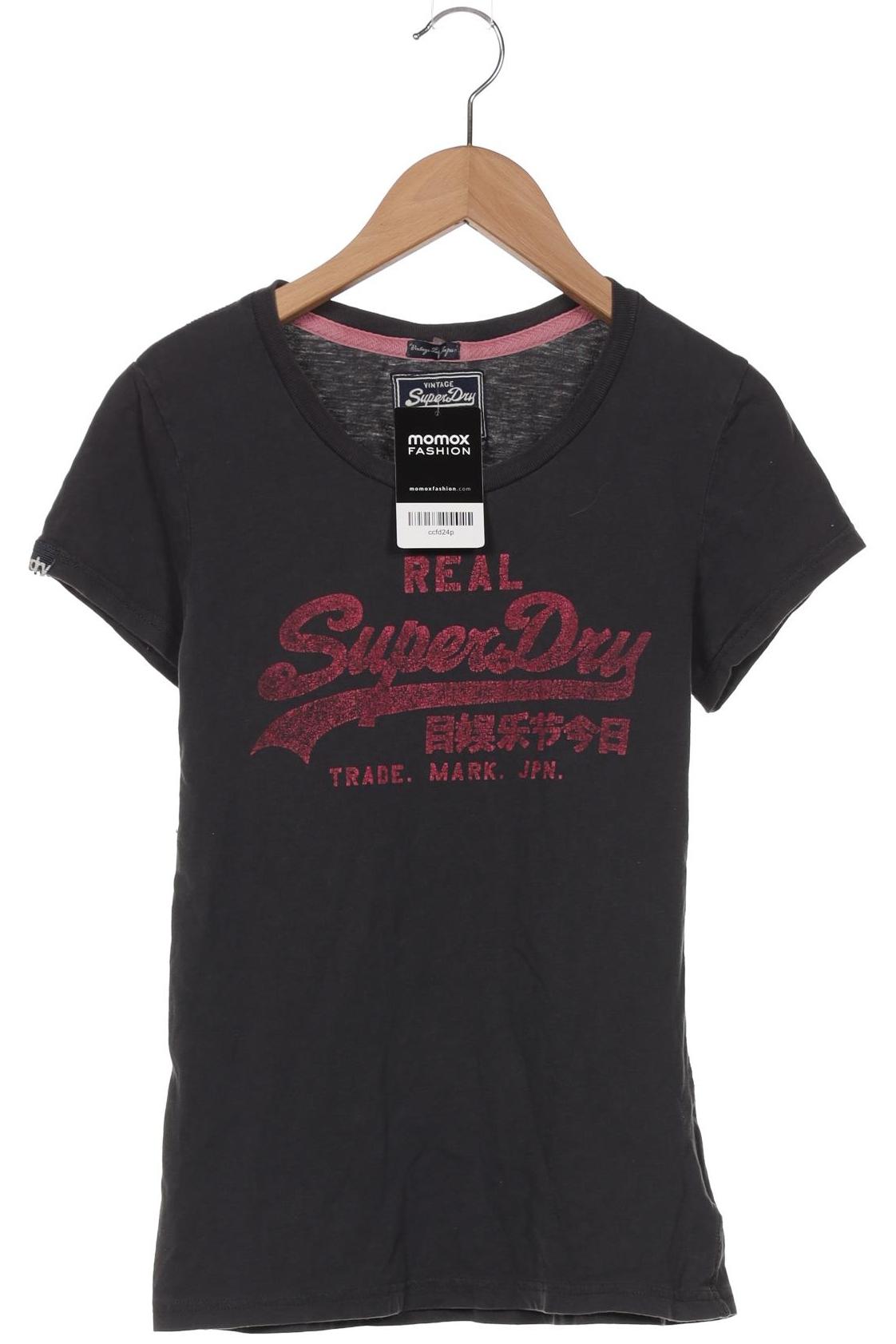 

Superdry Damen T-Shirt, grau, Gr. 38