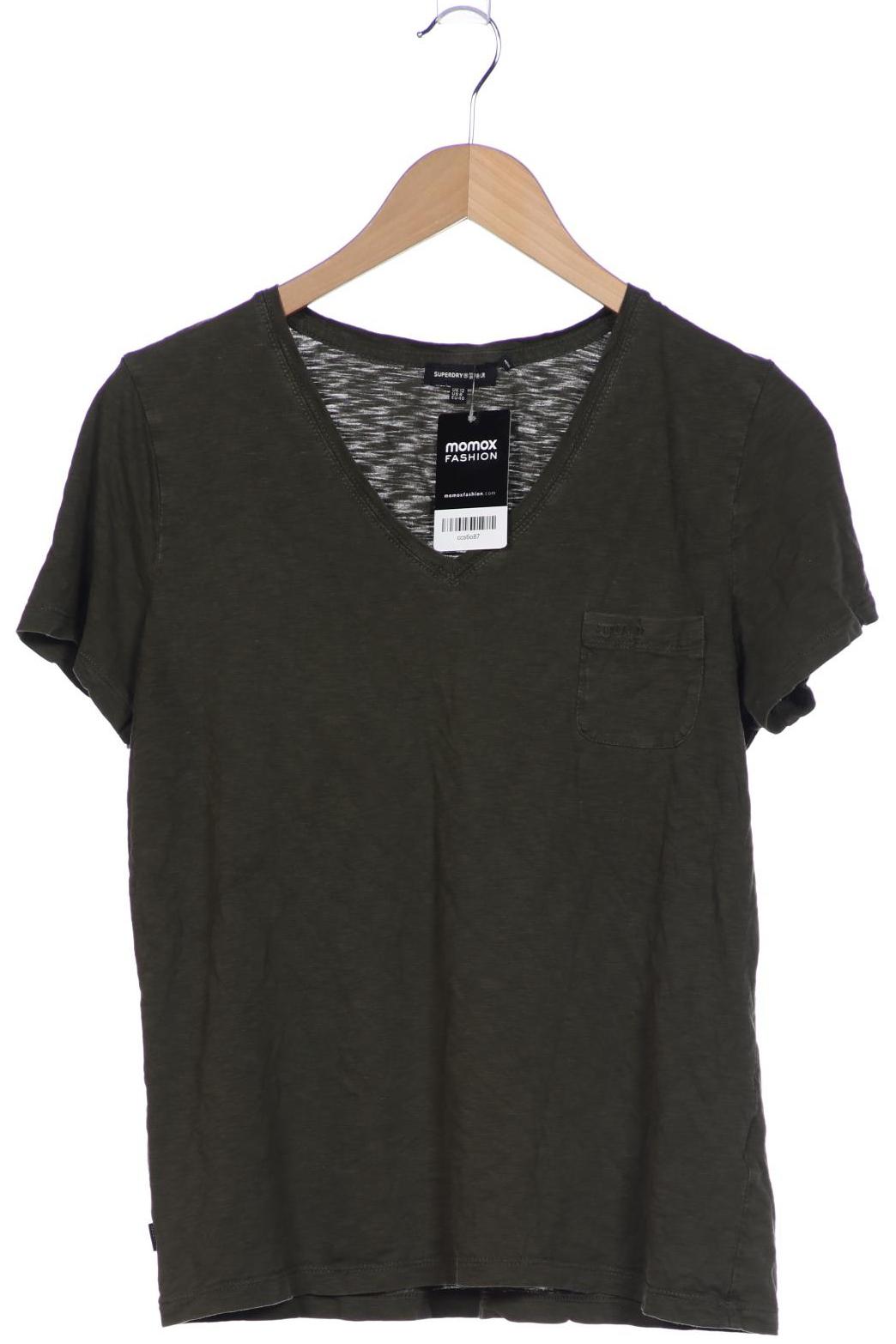 

Superdry Damen T-Shirt, grün, Gr. 40