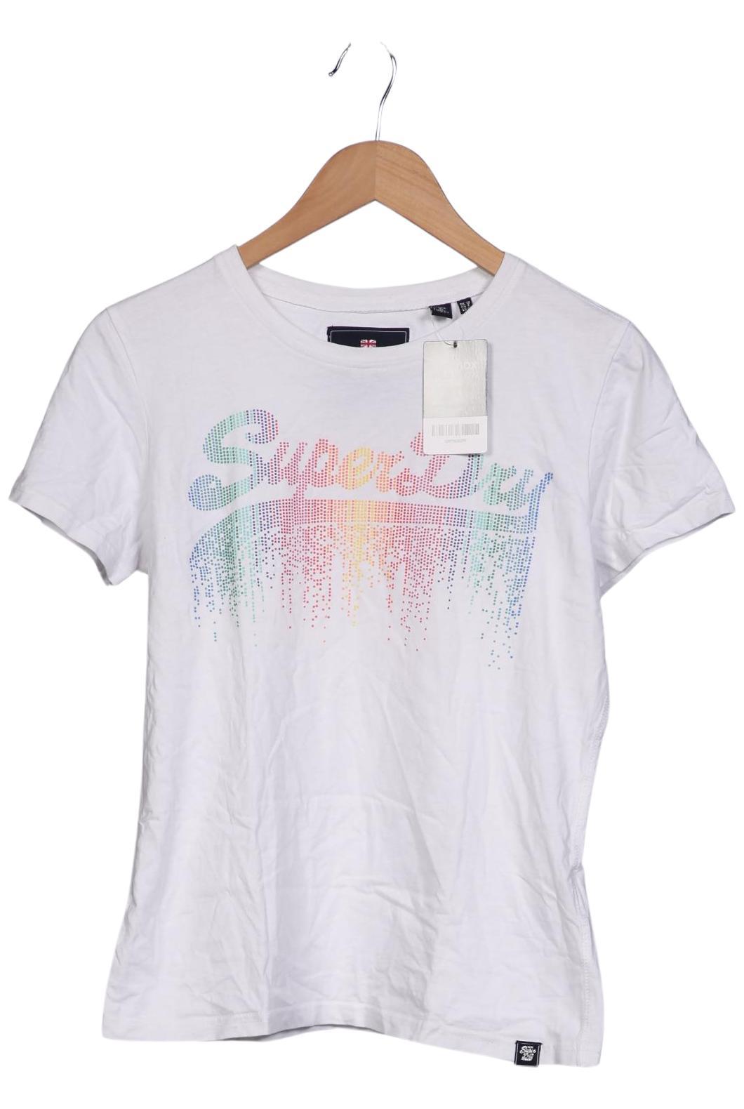 

Superdry Damen T-Shirt, weiß, Gr. 40