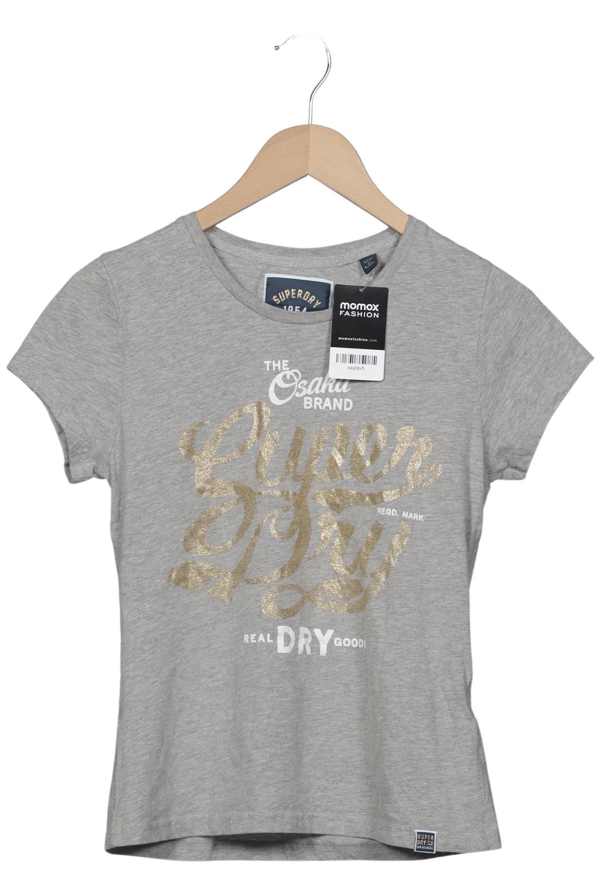 

Superdry Damen T-Shirt, grau, Gr. 38