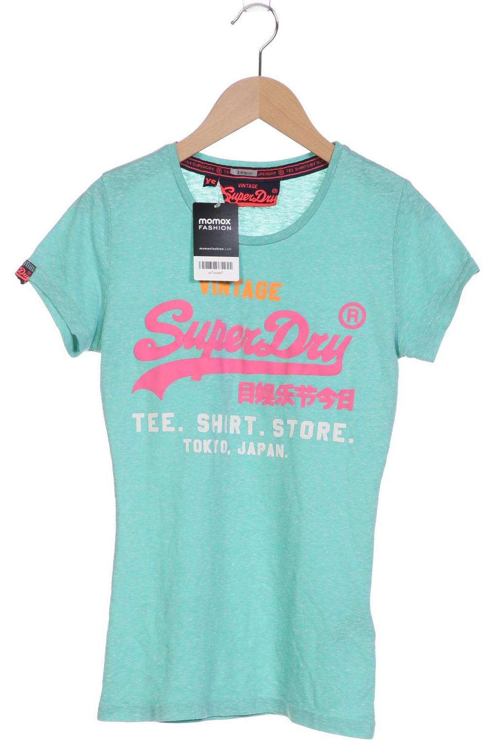 

Superdry Damen T-Shirt, türkis, Gr. 34