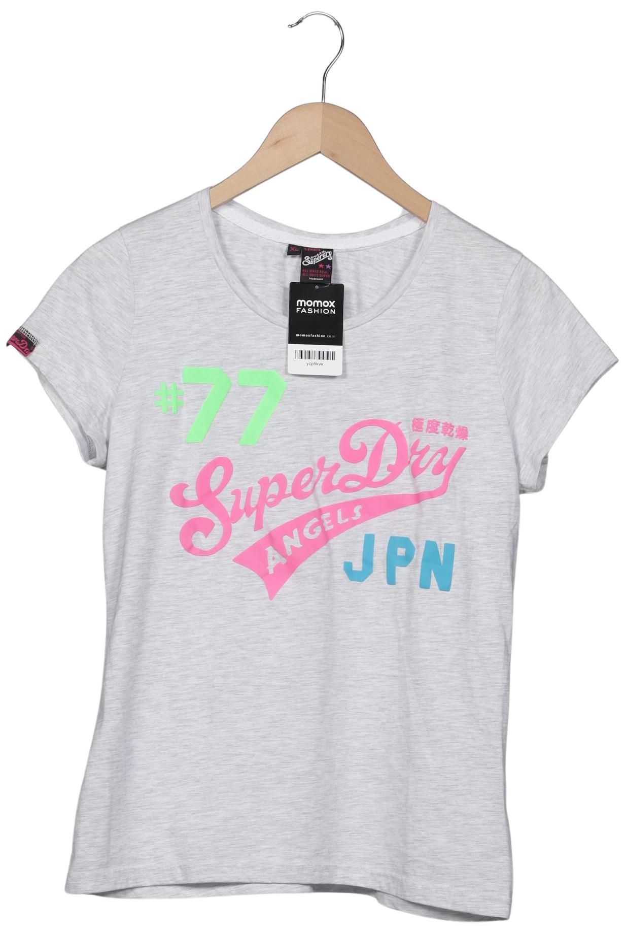 

Superdry Damen T-Shirt, grau, Gr. 44