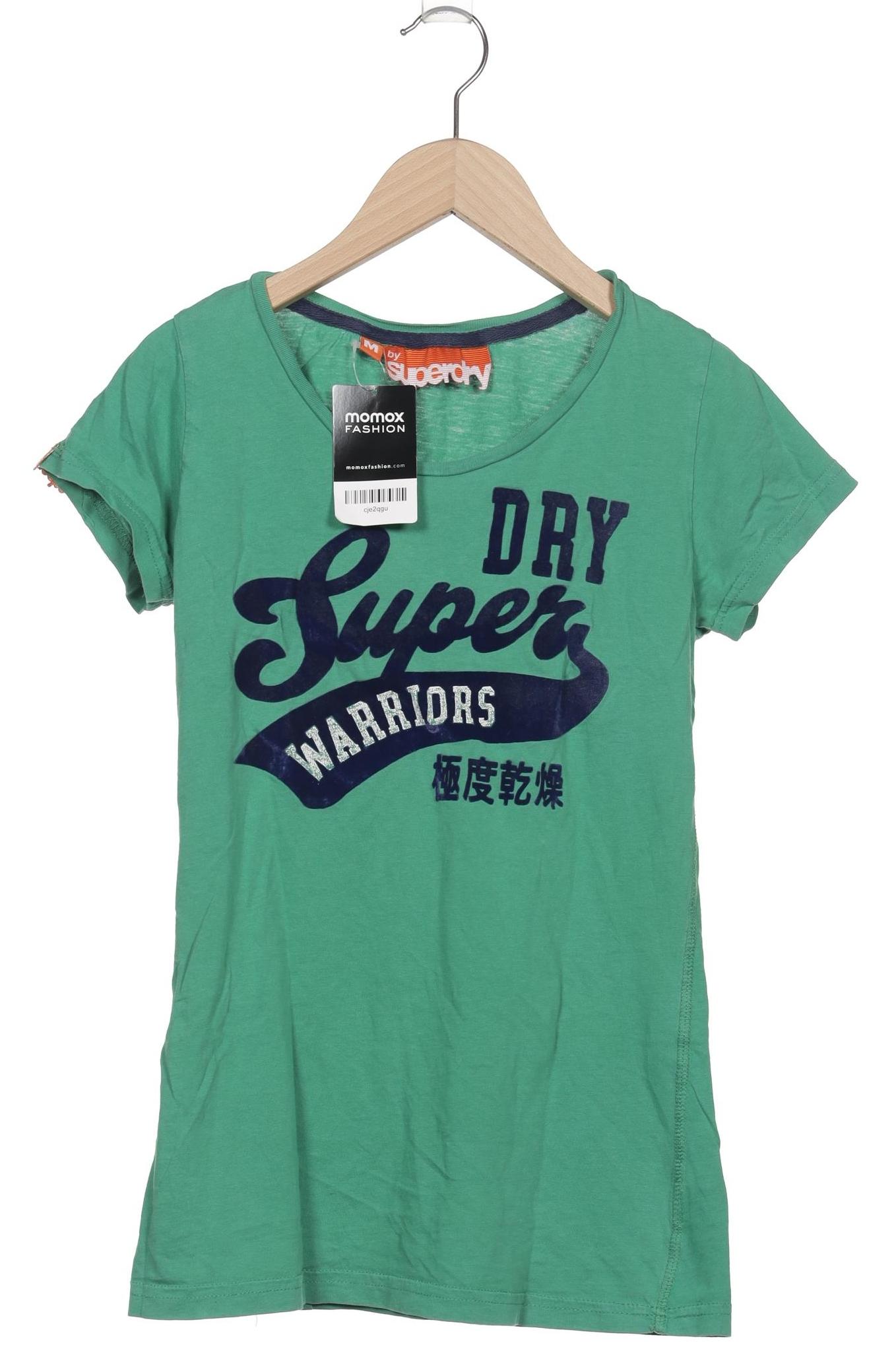

Superdry Damen T-Shirt, grün, Gr. 38