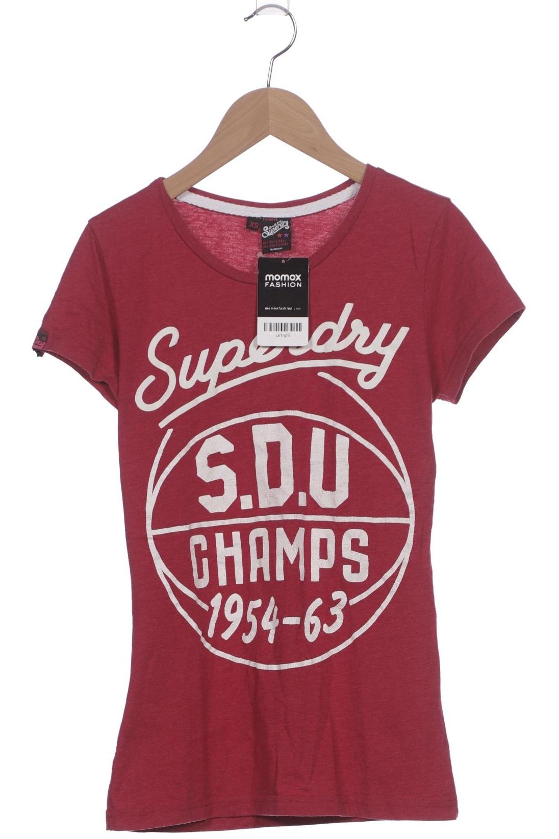 

Superdry Damen T-Shirt, pink, Gr. 34