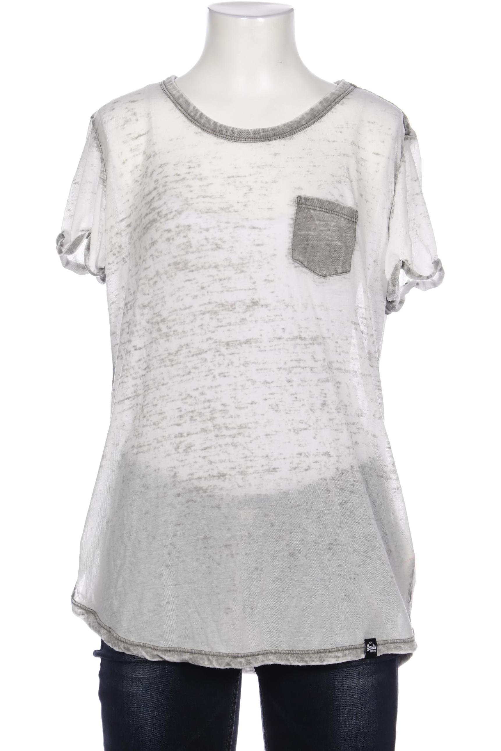 

Superdry Damen T-Shirt, grau, Gr. 36
