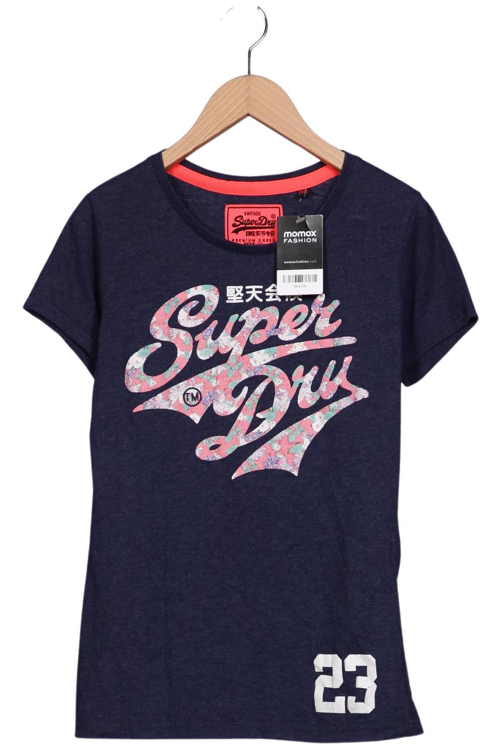 

Superdry Damen T-Shirt, marineblau, Gr. 38