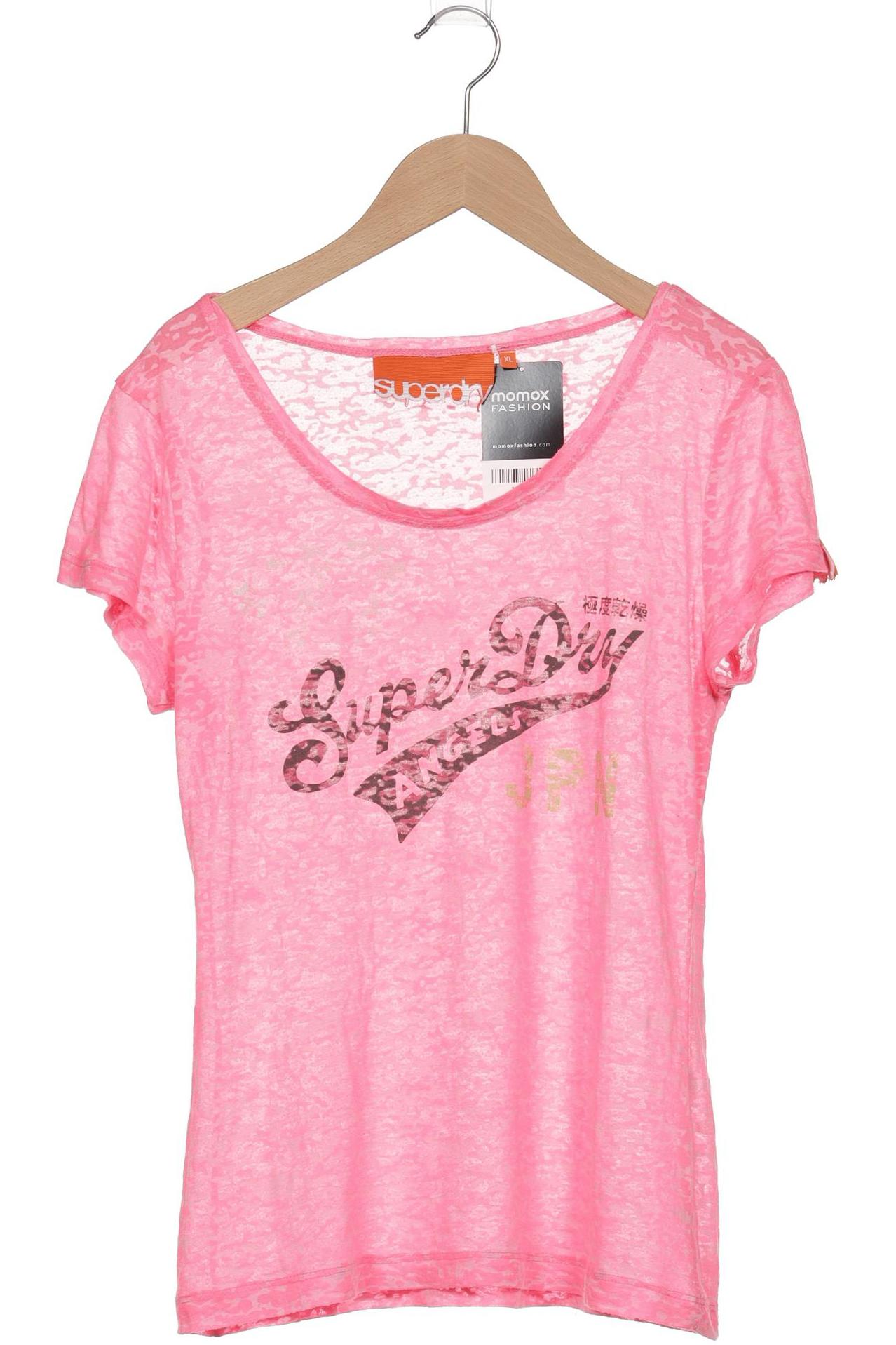 

Superdry Damen T-Shirt, neon, Gr. 44