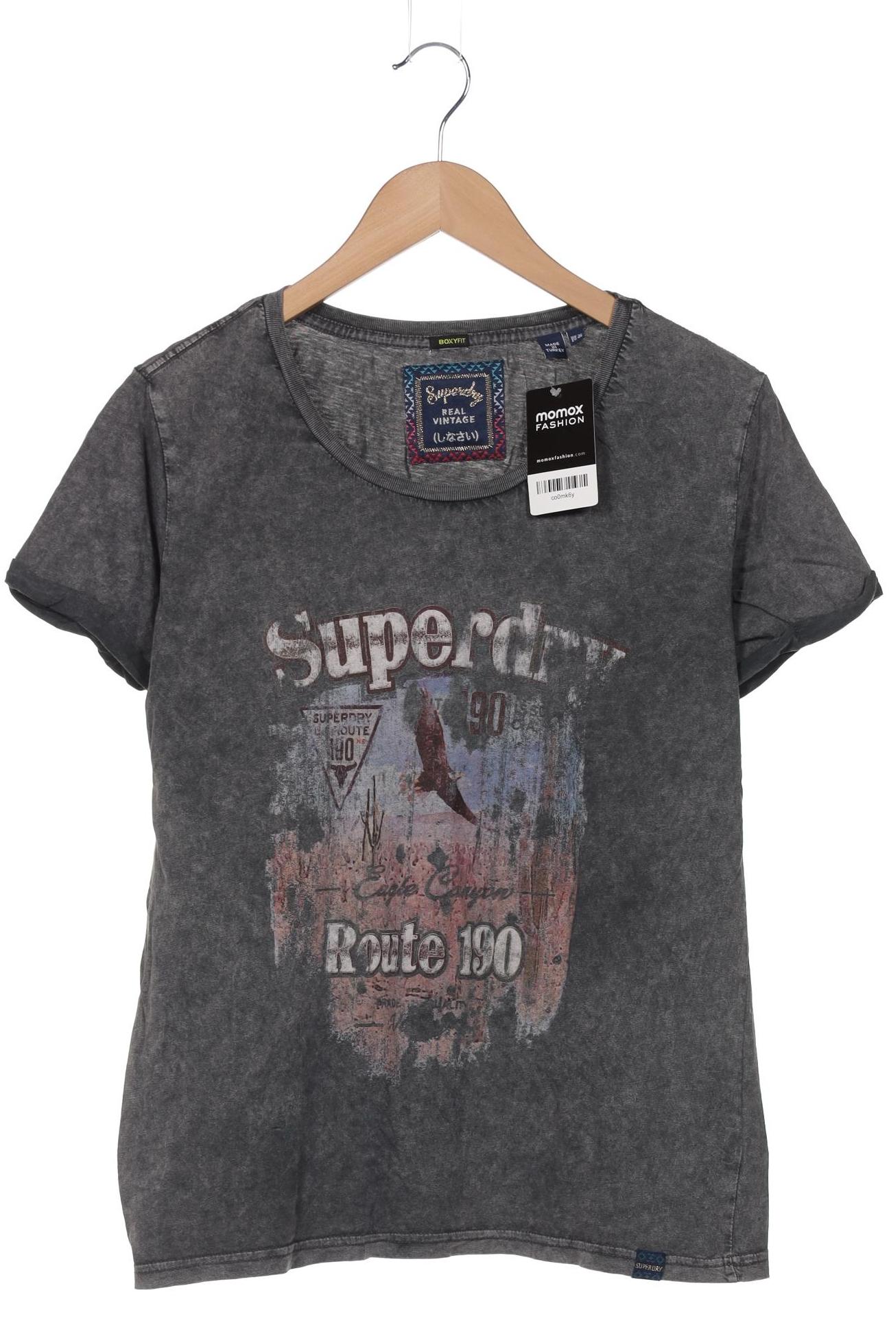 

Superdry Damen T-Shirt, grau, Gr. 40