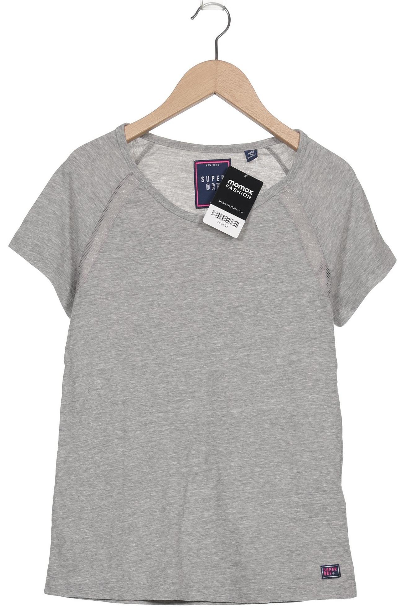 

Superdry Damen T-Shirt, grau, Gr. 34