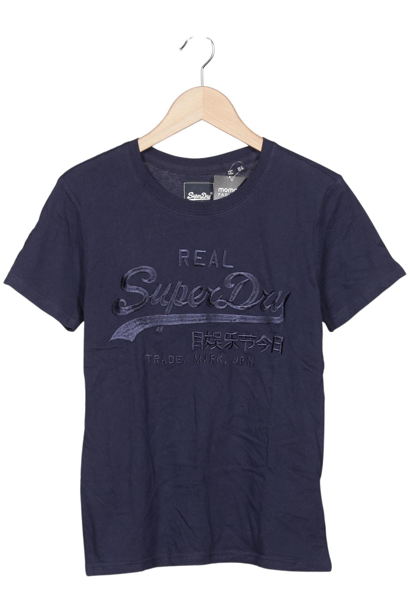 

Superdry Damen T-Shirt, marineblau, Gr. 38