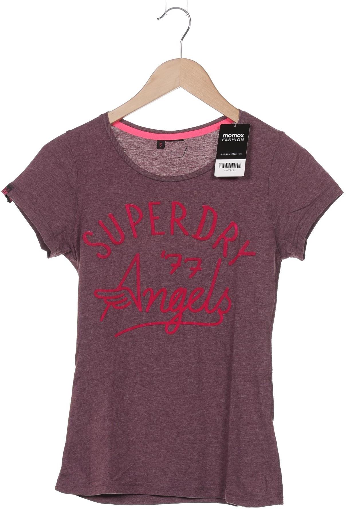 

Superdry Damen T-Shirt, flieder, Gr. 36