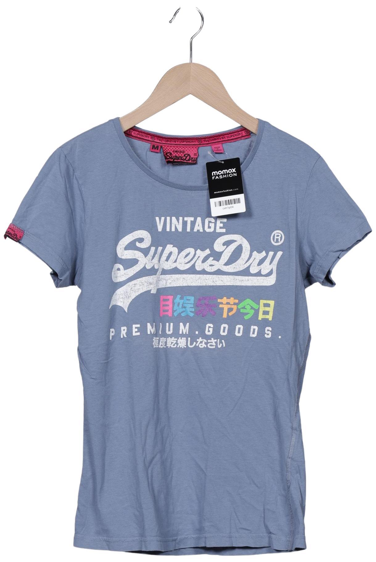 

Superdry Damen T-Shirt, blau, Gr. 38