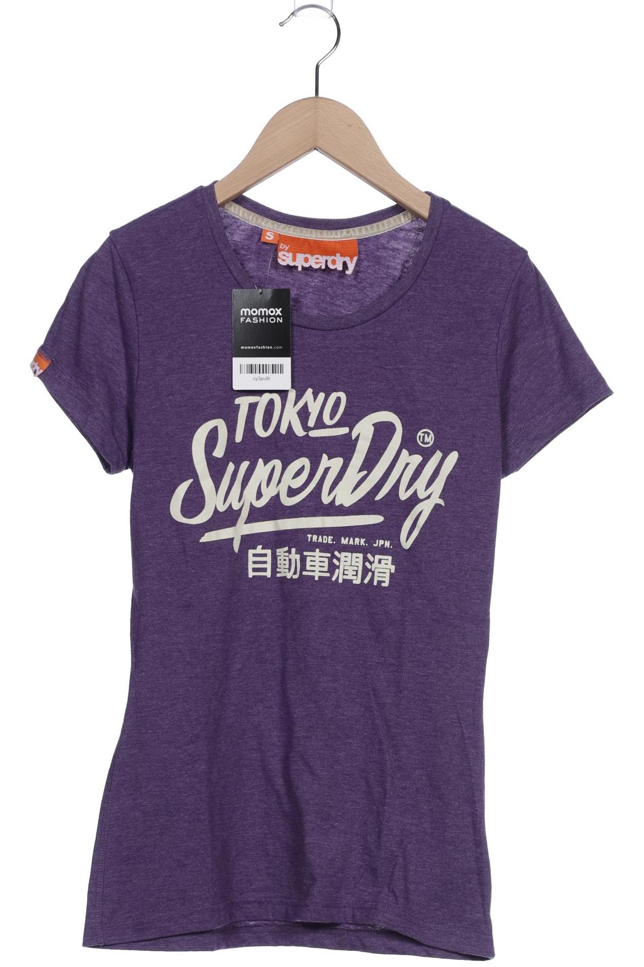 

Superdry Damen T-Shirt, flieder, Gr. 36