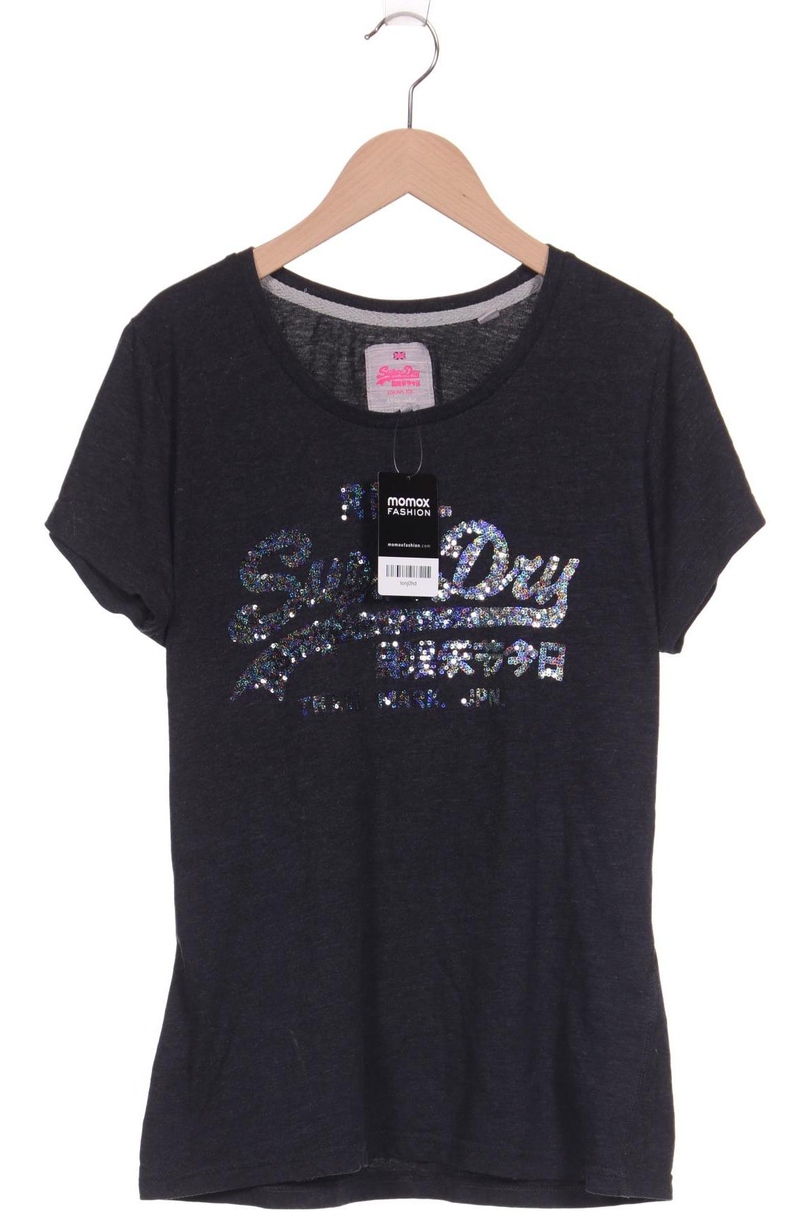 

Superdry Damen T-Shirt, grau, Gr. 44