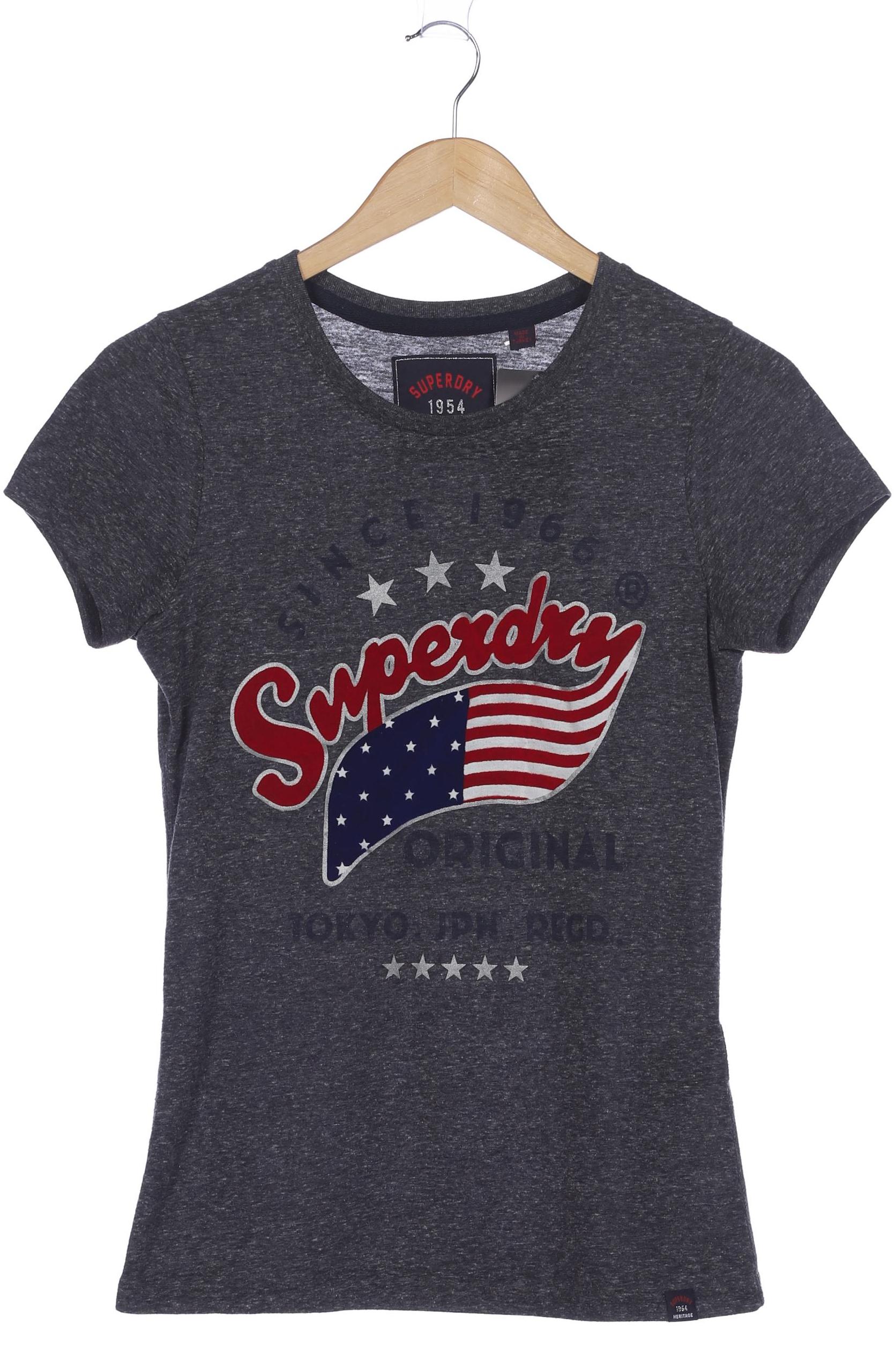 

Superdry Damen T-Shirt, grau, Gr. 38