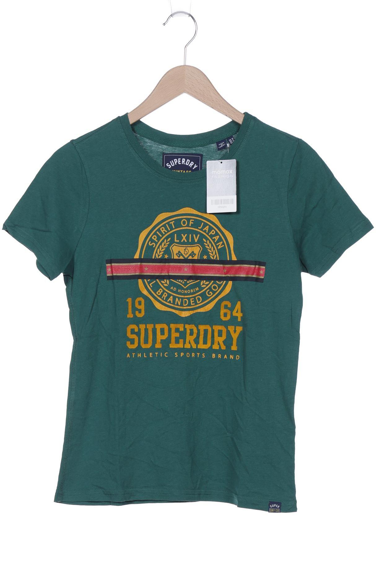 

Superdry Damen T-Shirt, grün, Gr. 38