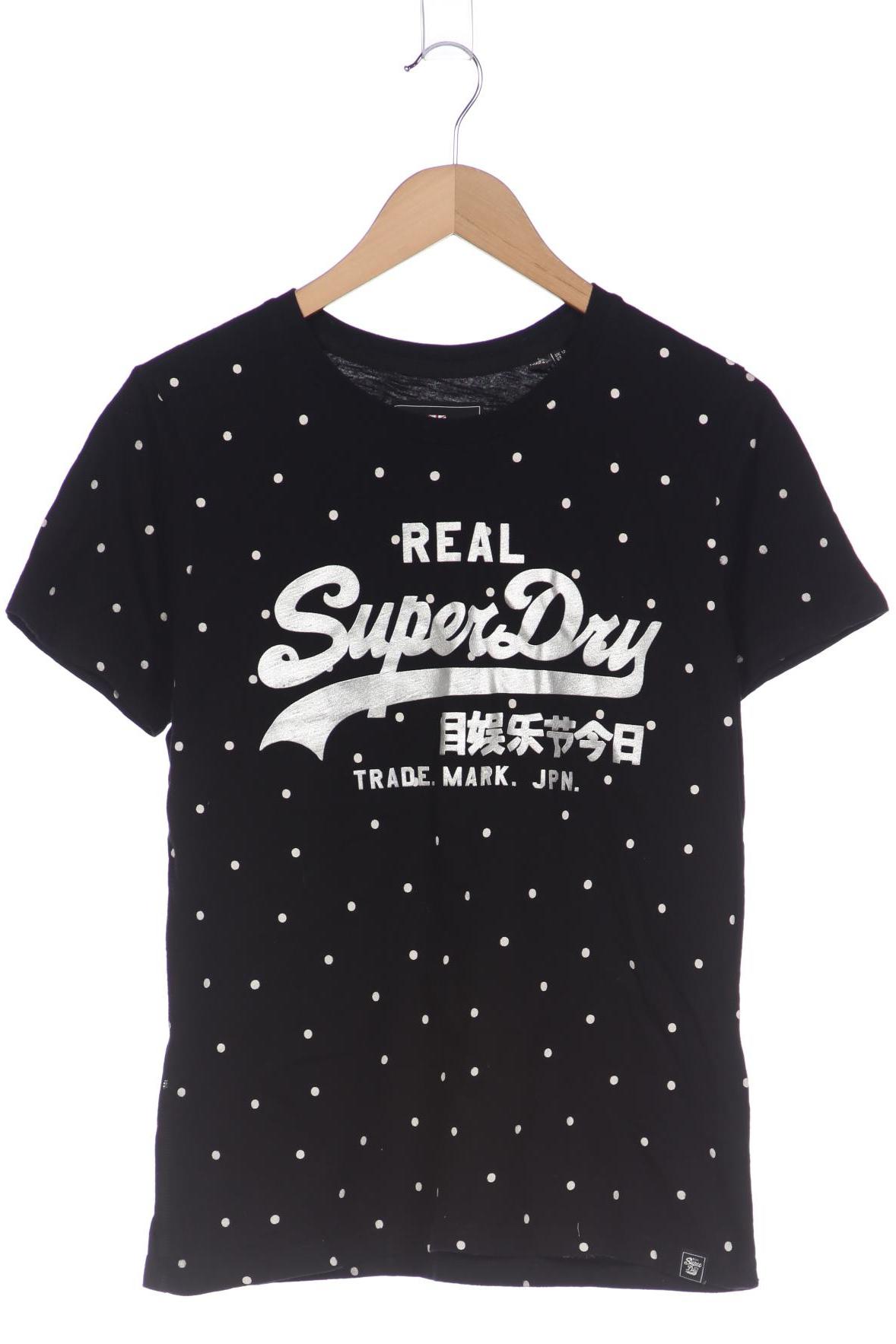 

Superdry Damen T-Shirt, schwarz, Gr. 40