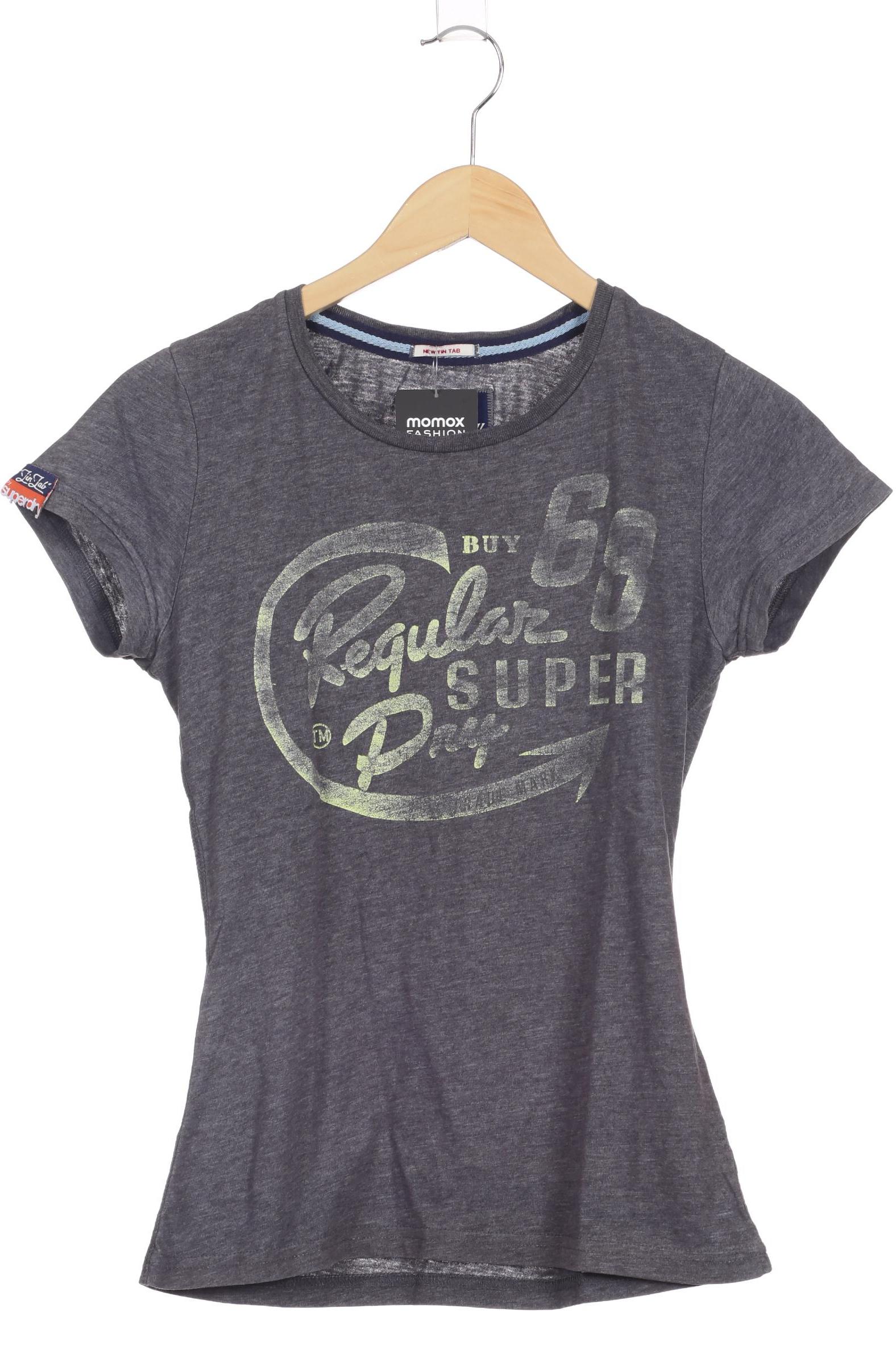 

Superdry Damen T-Shirt, grau, Gr. 36