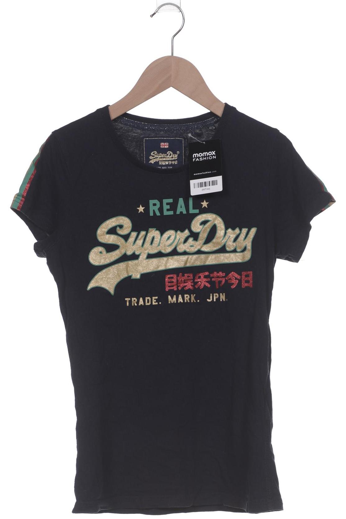 

Superdry Damen T-Shirt, marineblau, Gr. 38