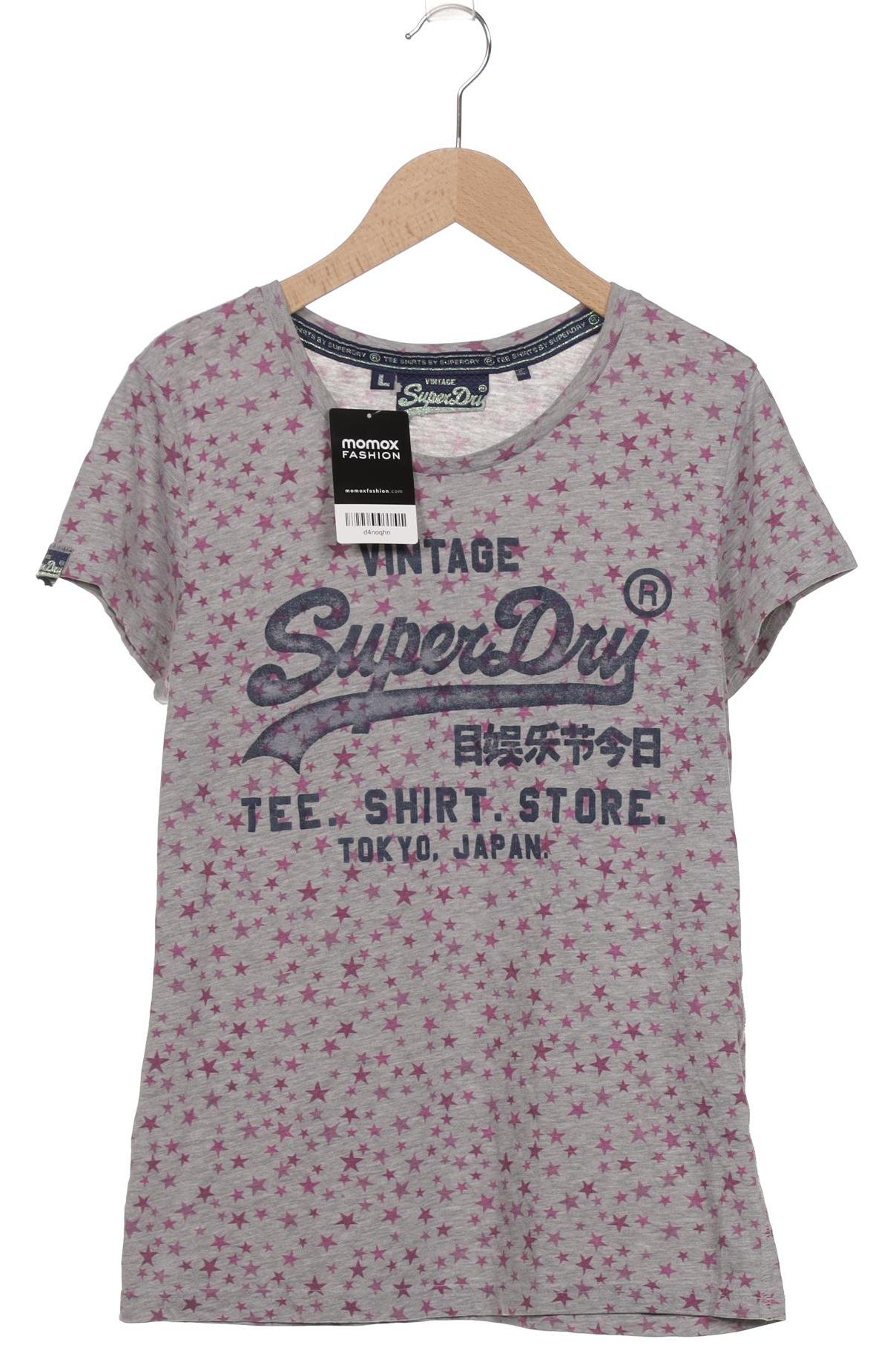 

Superdry Damen T-Shirt, grau, Gr. 42