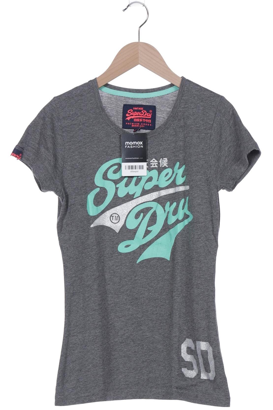 

Superdry Damen T-Shirt, grau, Gr. 38