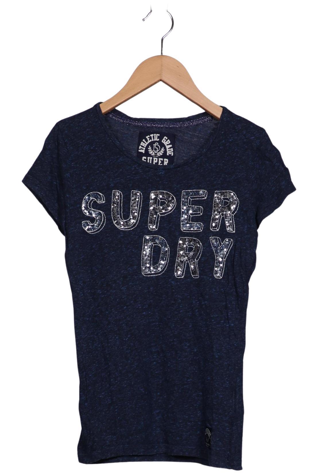 

Superdry Damen T-Shirt, marineblau, Gr. 34