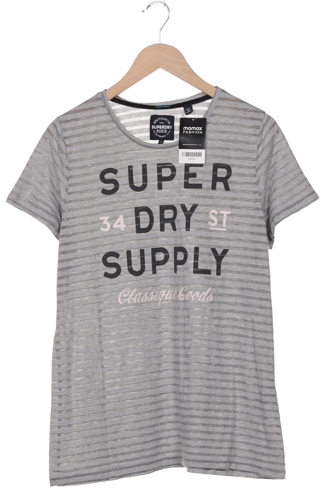 

Superdry Damen T-Shirt, grau, Gr. 44