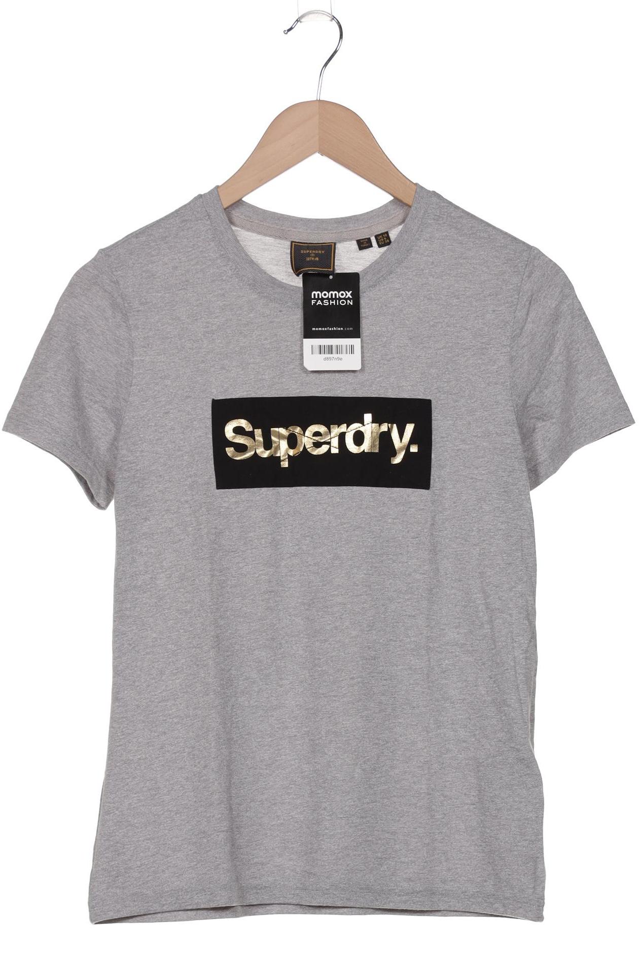 

Superdry Damen T-Shirt, grau, Gr. 38