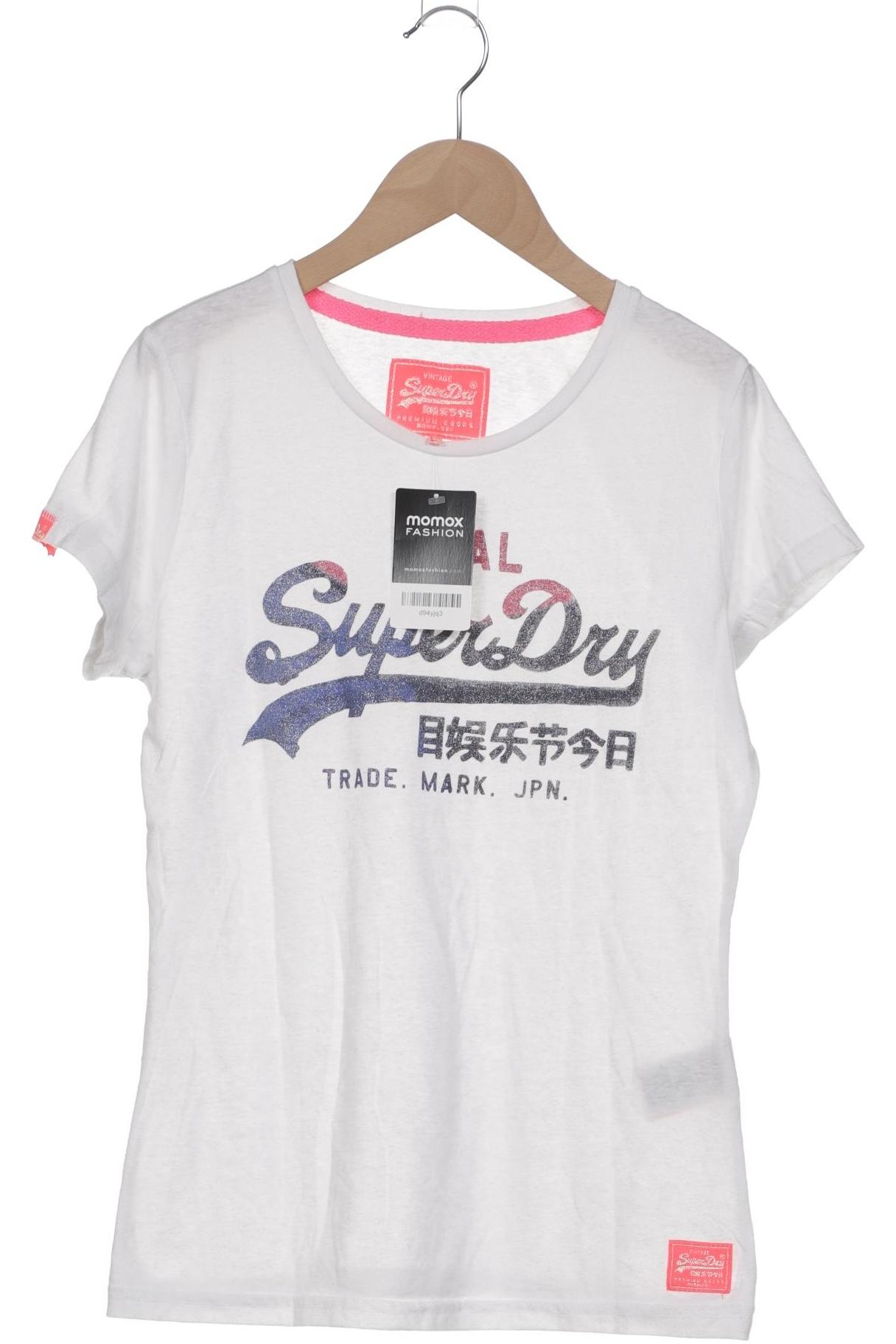 

Superdry Damen T-Shirt, weiß, Gr. 42