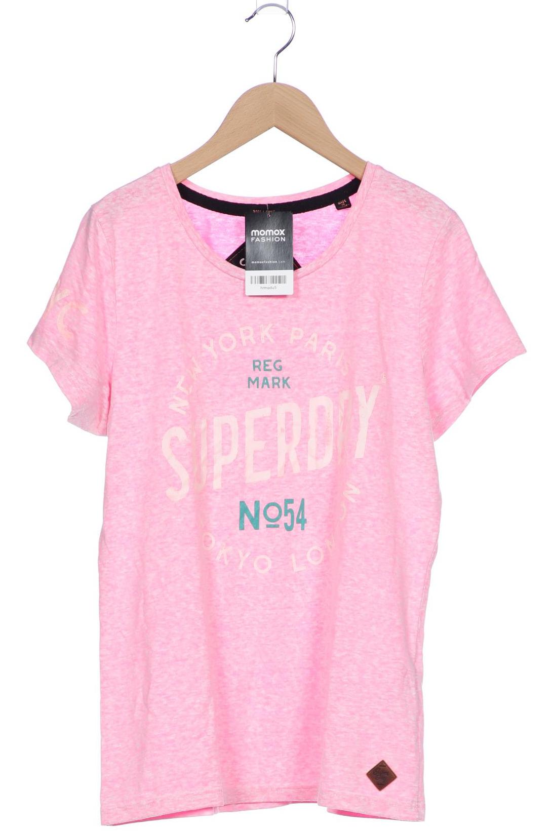 

Superdry Damen T-Shirt, pink, Gr. 42