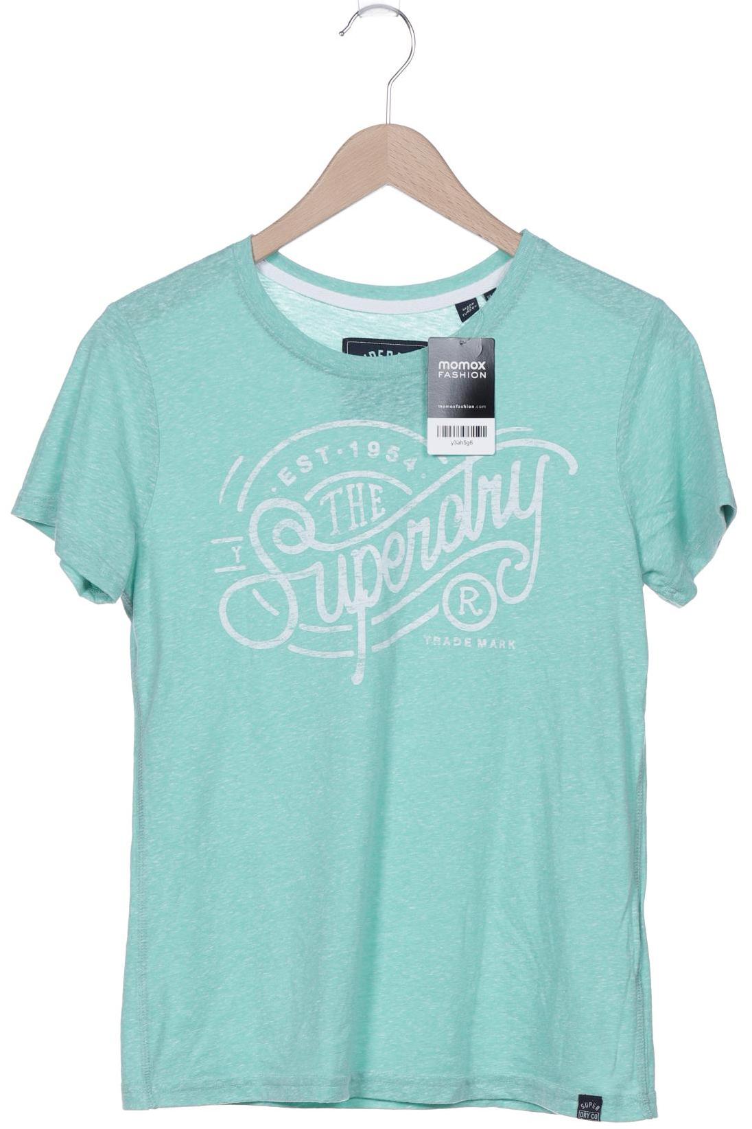

Superdry Damen T-Shirt, hellgrün, Gr. 38