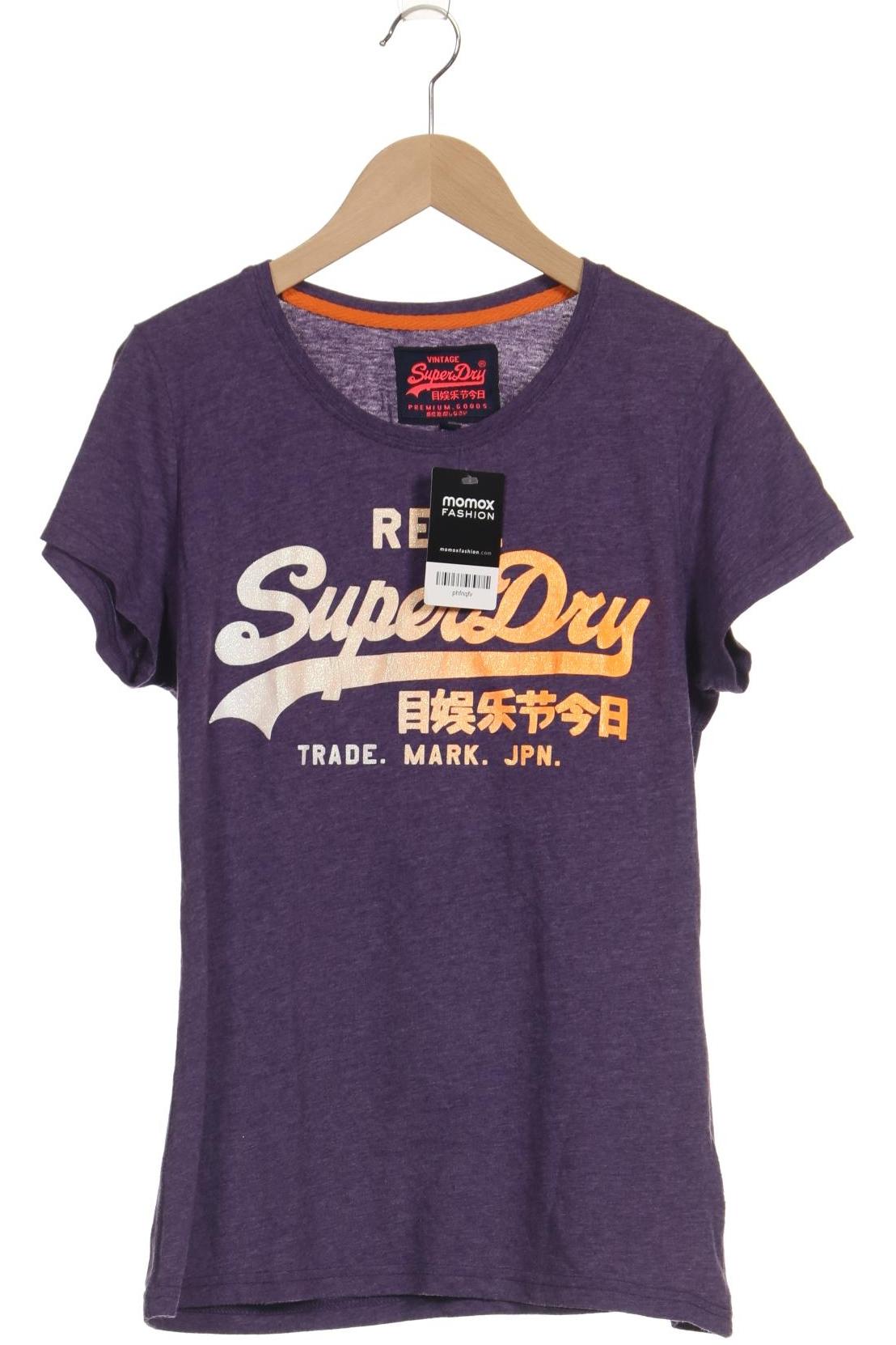 

Superdry Damen T-Shirt, flieder, Gr. 42