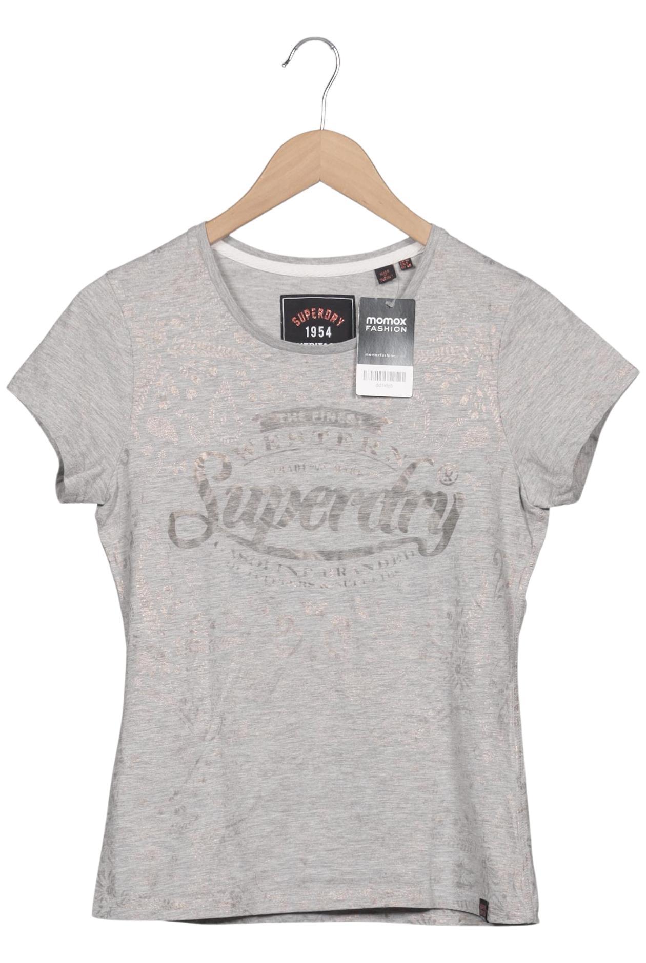 

Superdry Damen T-Shirt, grau, Gr. 40