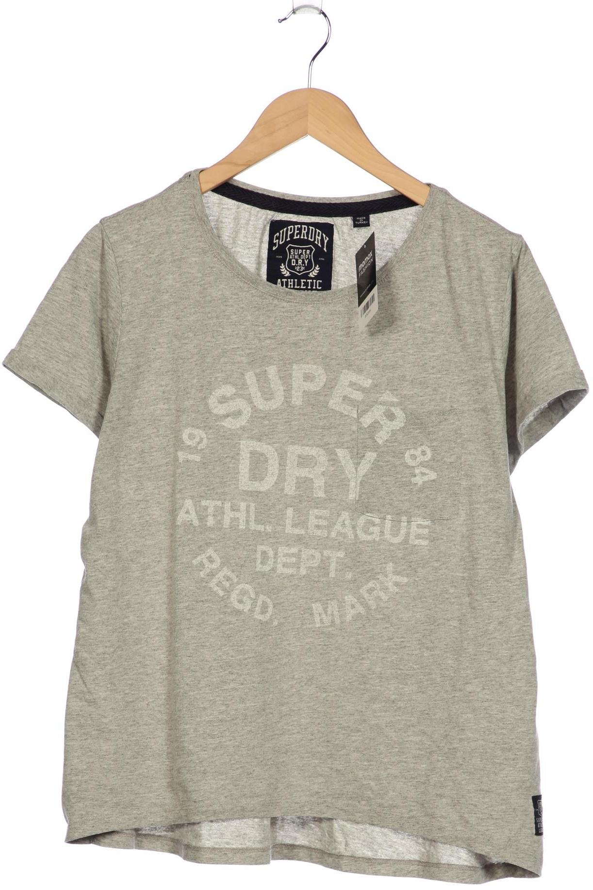 

Superdry Damen T-Shirt, grau, Gr. 42