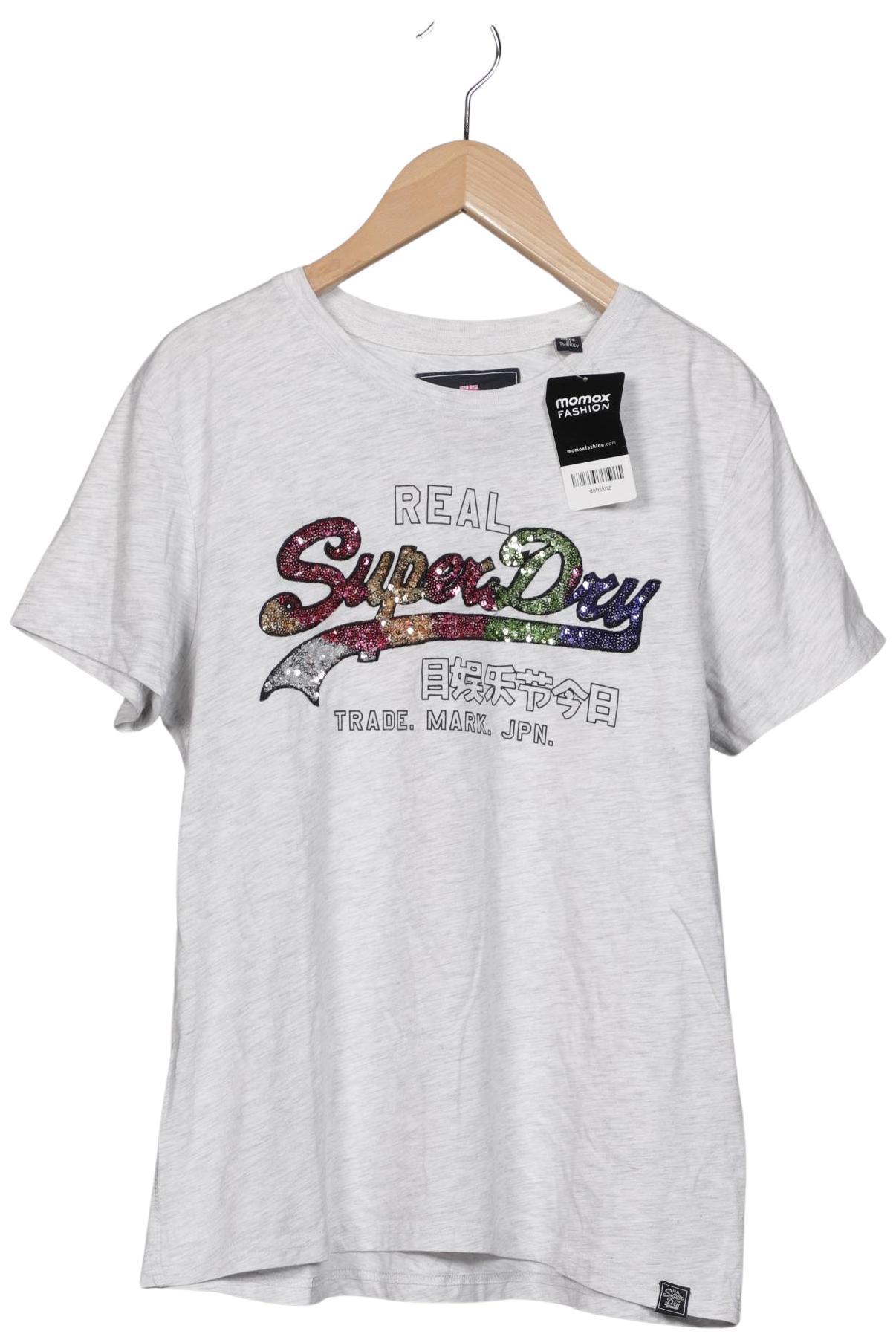 

Superdry Damen T-Shirt, grau, Gr. 42