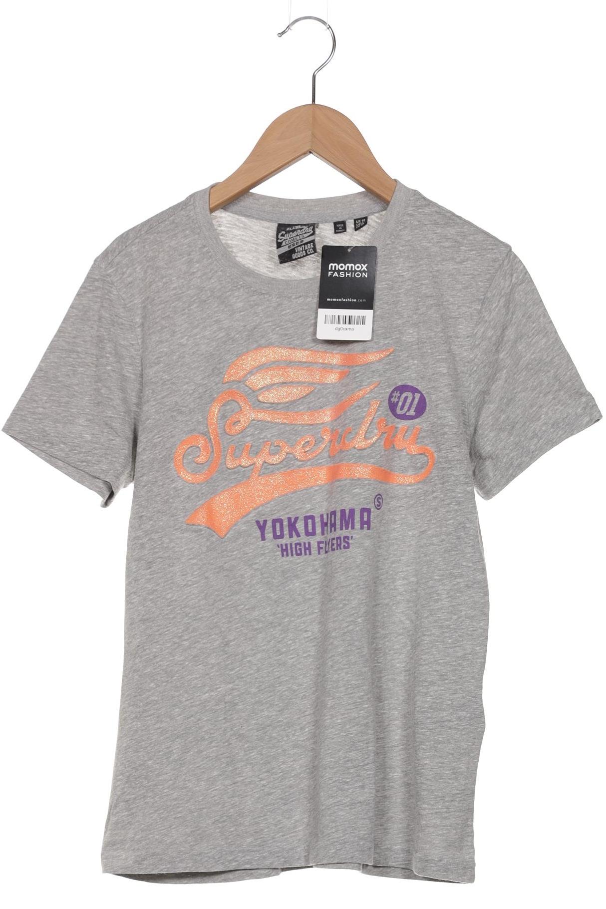 

Superdry Damen T-Shirt, grau, Gr. 38