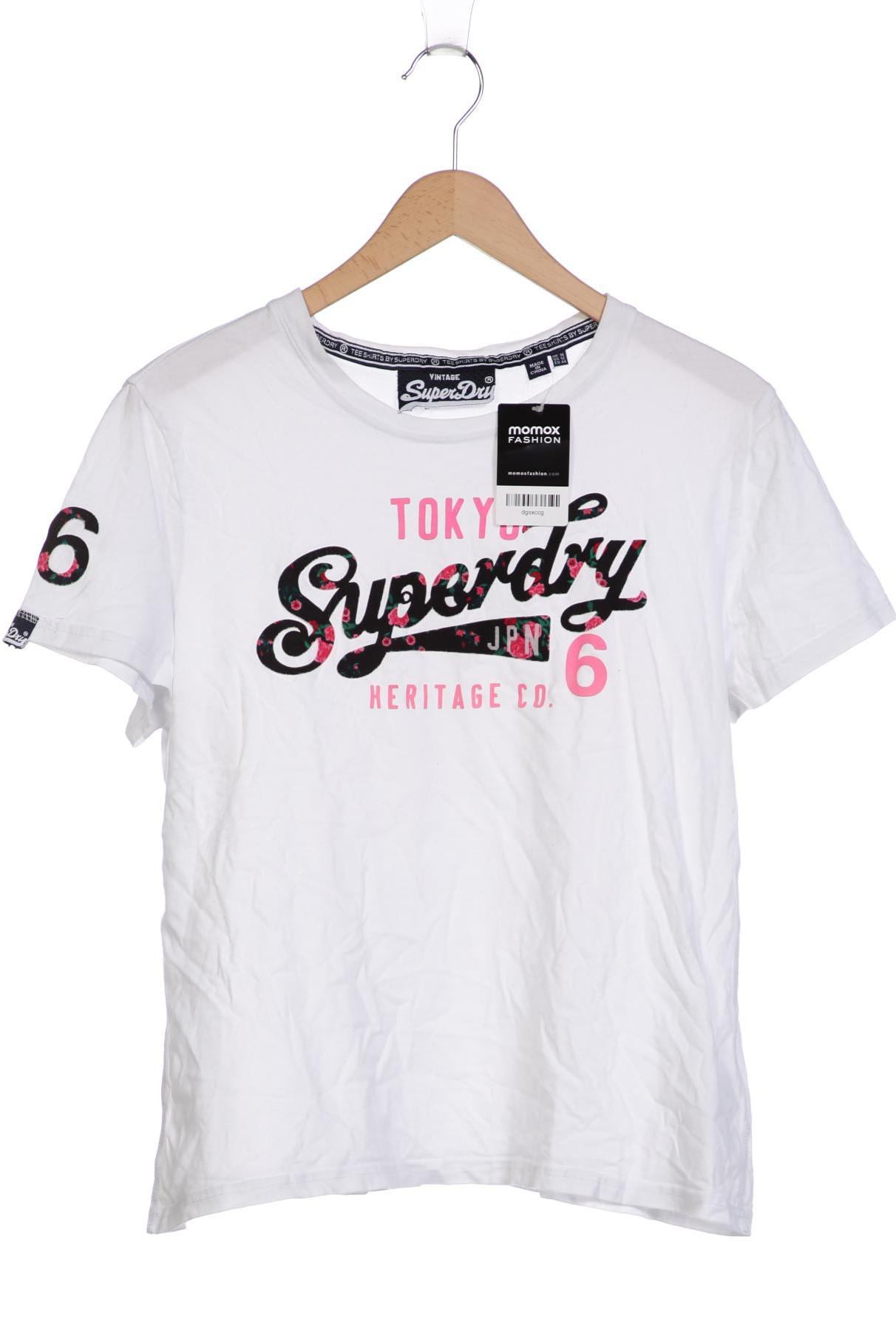 

Superdry Damen T-Shirt, weiß, Gr. 44