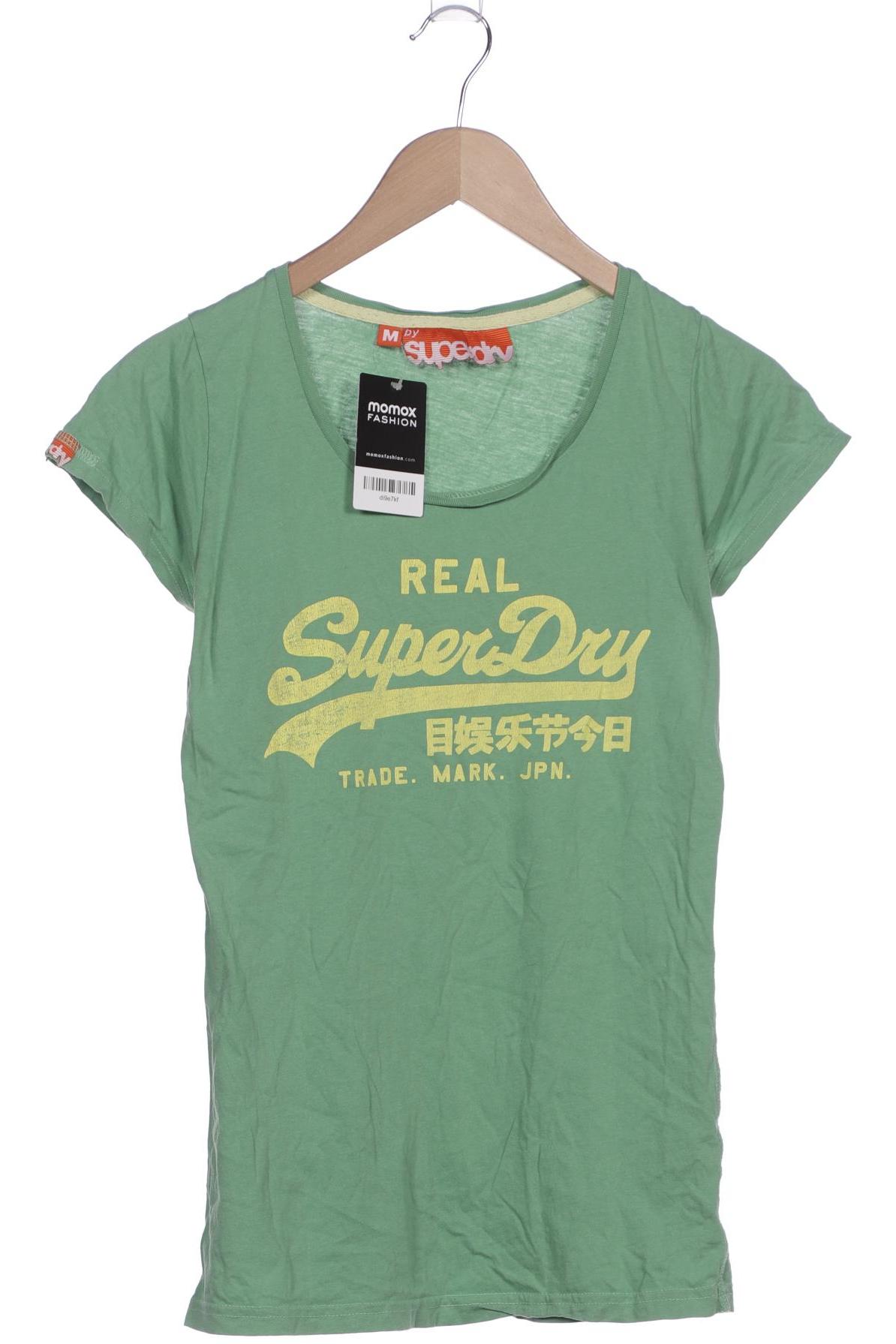 

Superdry Damen T-Shirt, grün, Gr. 38