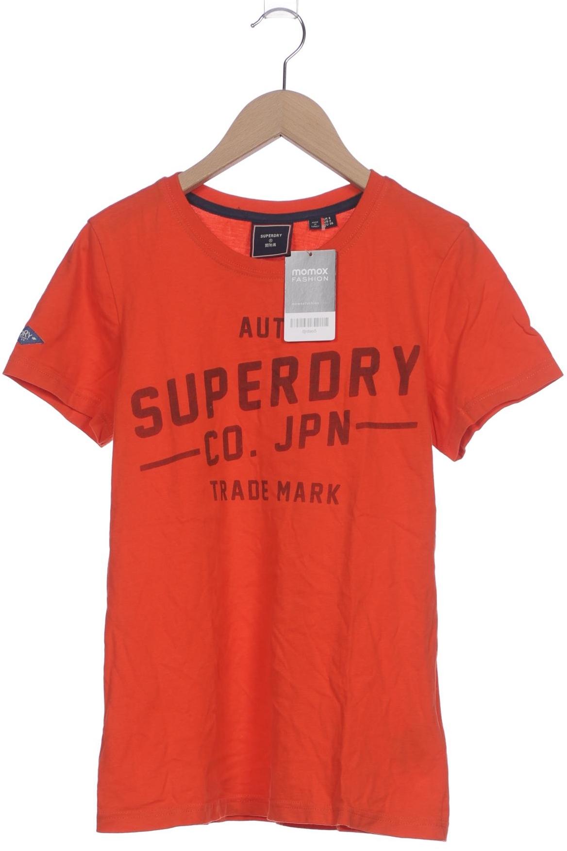 

Superdry Damen T-Shirt, orange, Gr. 36
