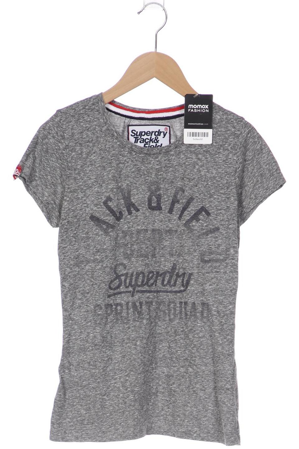 

Superdry Damen T-Shirt, grau, Gr. 36