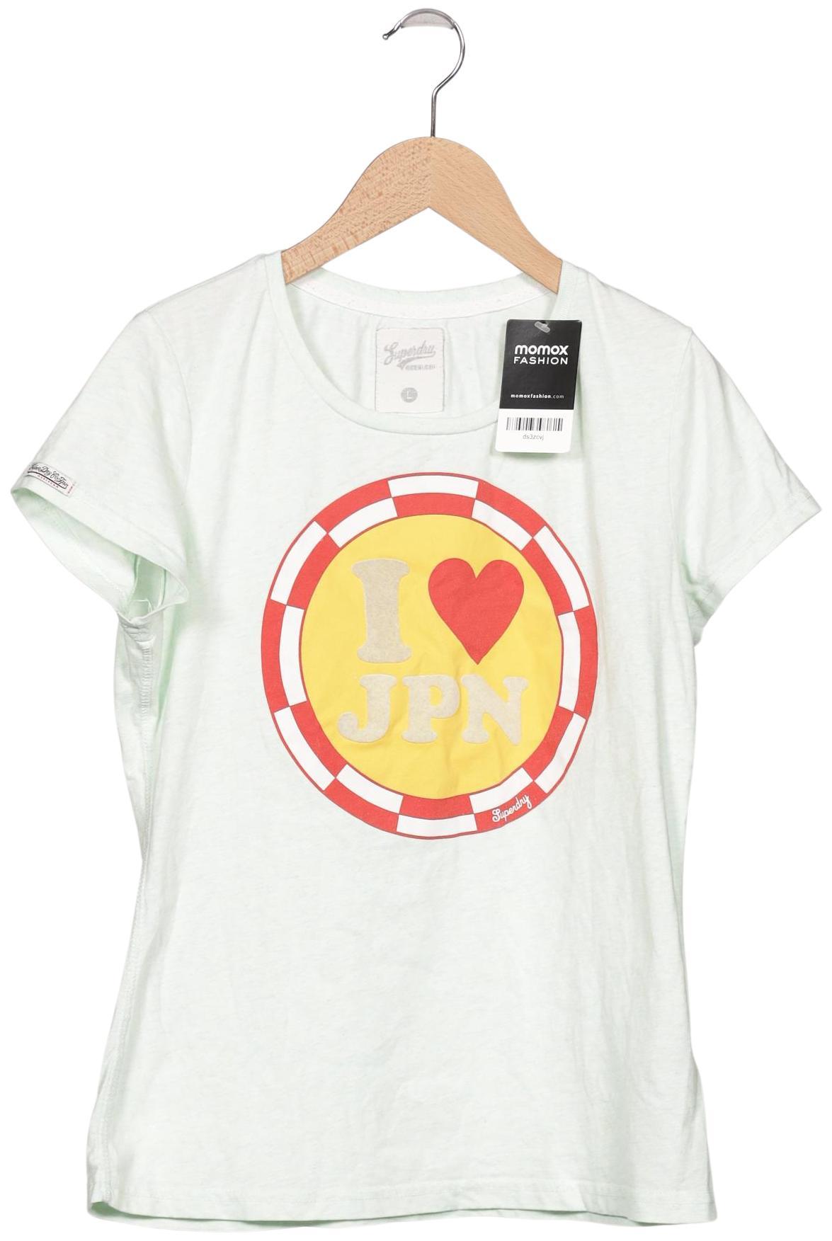 

Superdry Damen T-Shirt, hellgrün, Gr. 42
