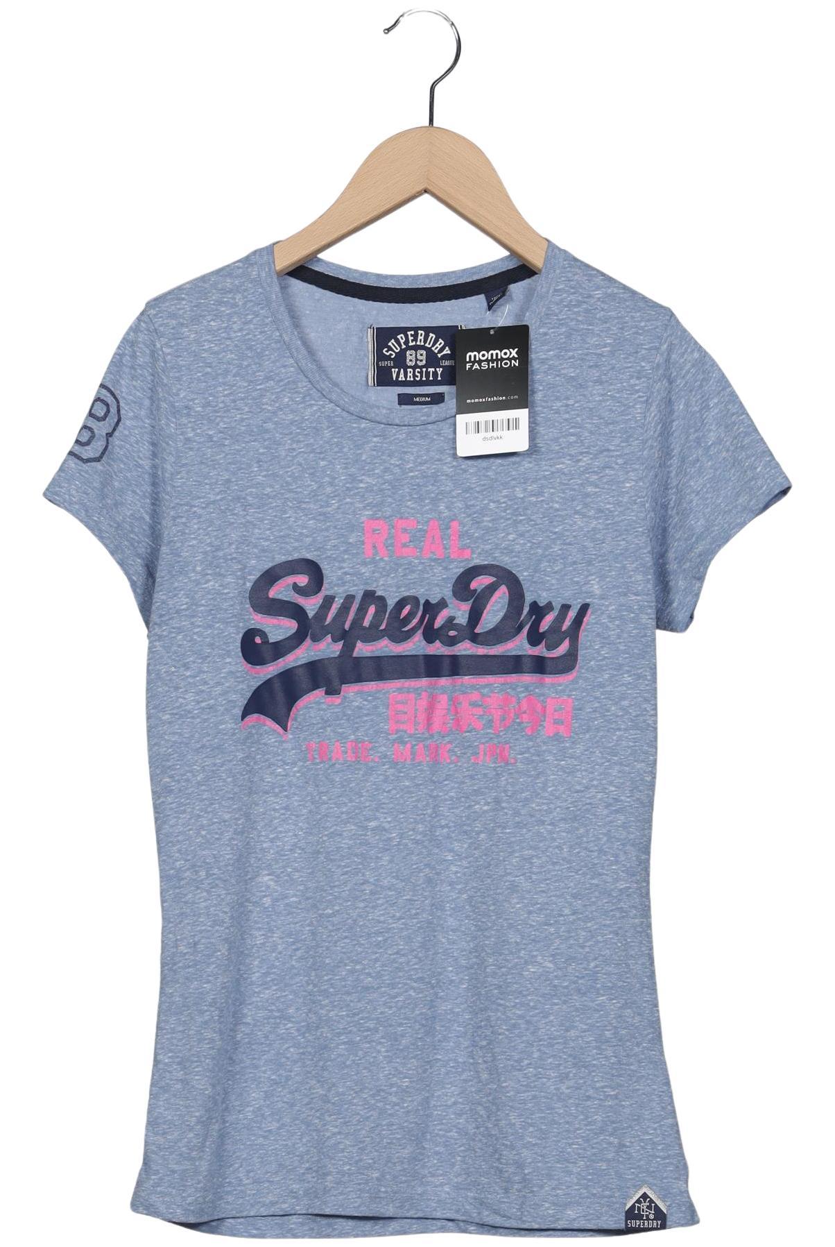 

Superdry Damen T-Shirt, blau, Gr. 38