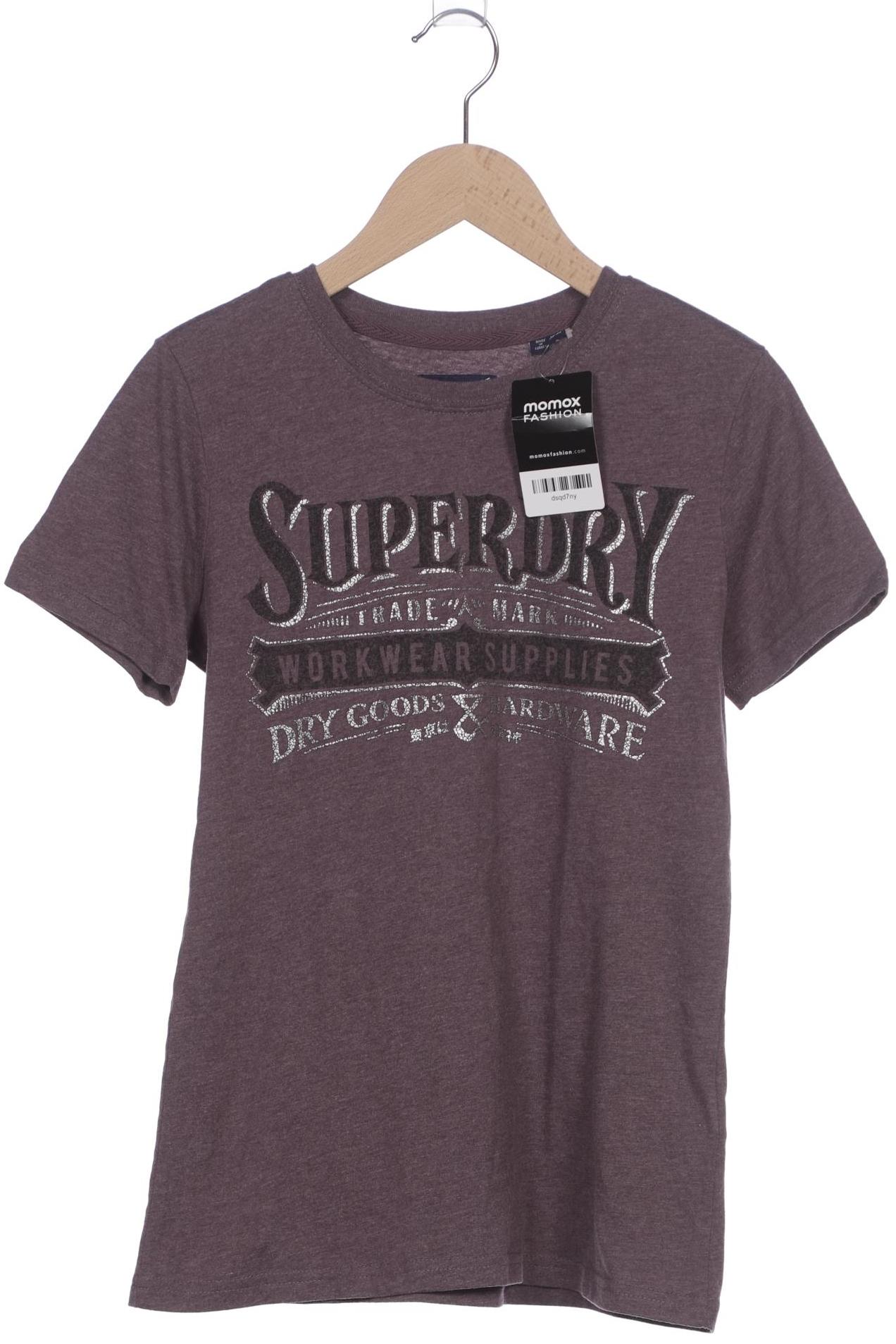 

Superdry Damen T-Shirt, flieder, Gr. 34