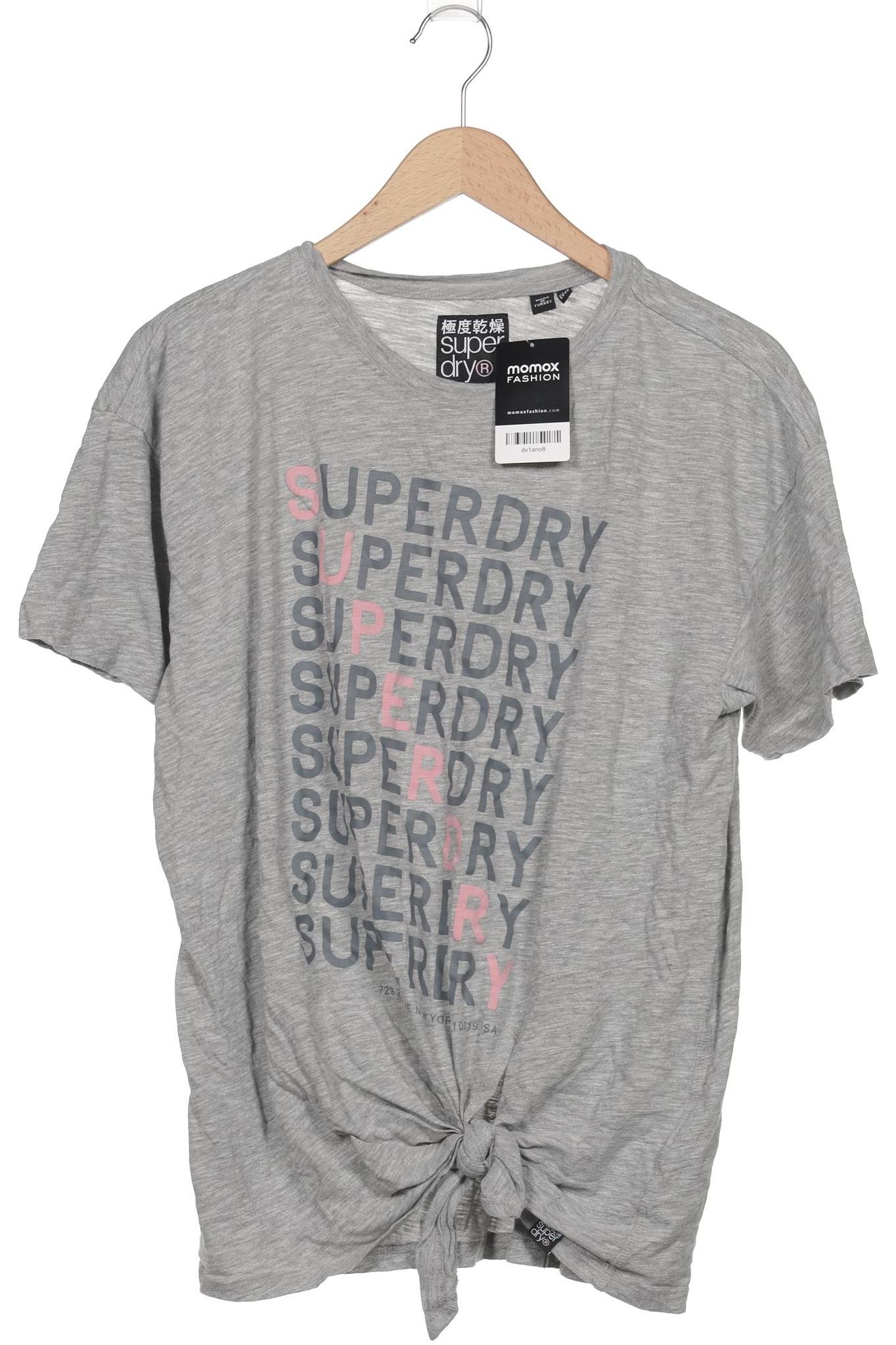 

Superdry Damen T-Shirt, grau, Gr. 40