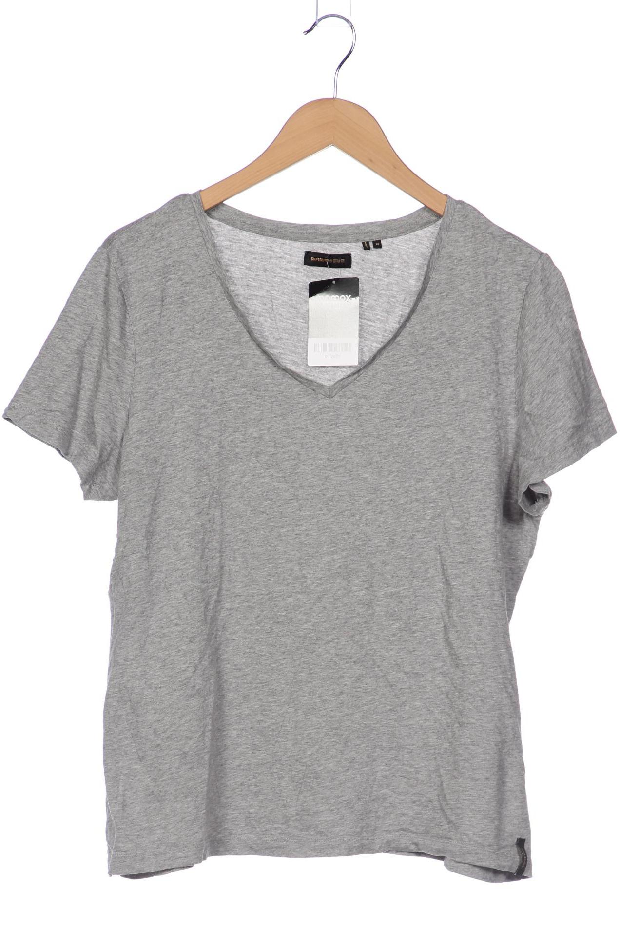 

Superdry Damen T-Shirt, grau, Gr. 14