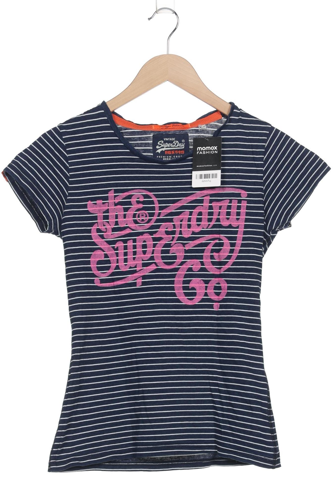 

Superdry Damen T-Shirt, blau, Gr. 38