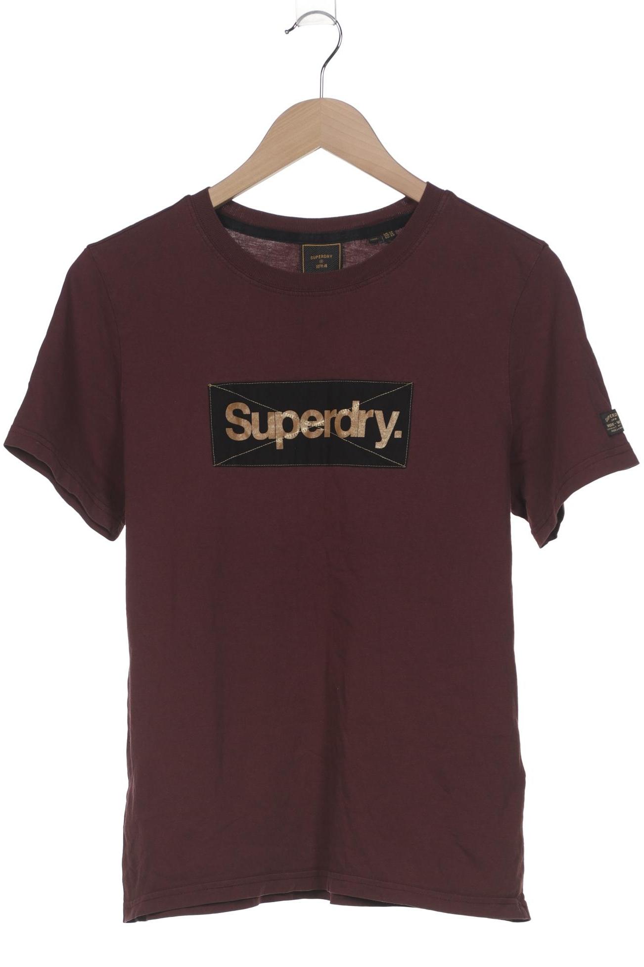 

Superdry Damen T-Shirt, bordeaux, Gr. 42