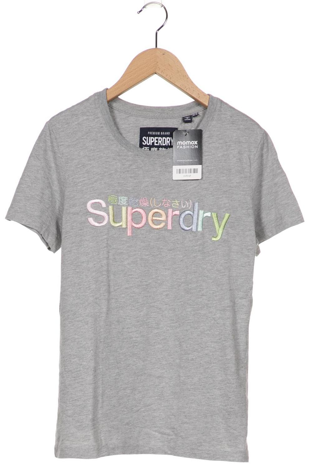 

Superdry Damen T-Shirt, grau, Gr. 38